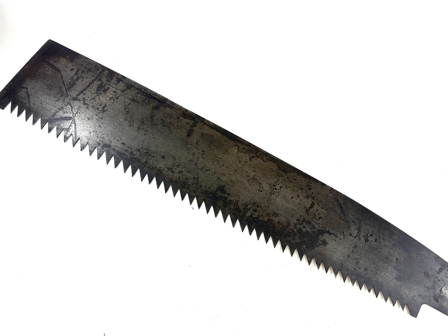 Antique Japanese c1800’s Saw Forged Iron Maebiki Nokogiri 45”L