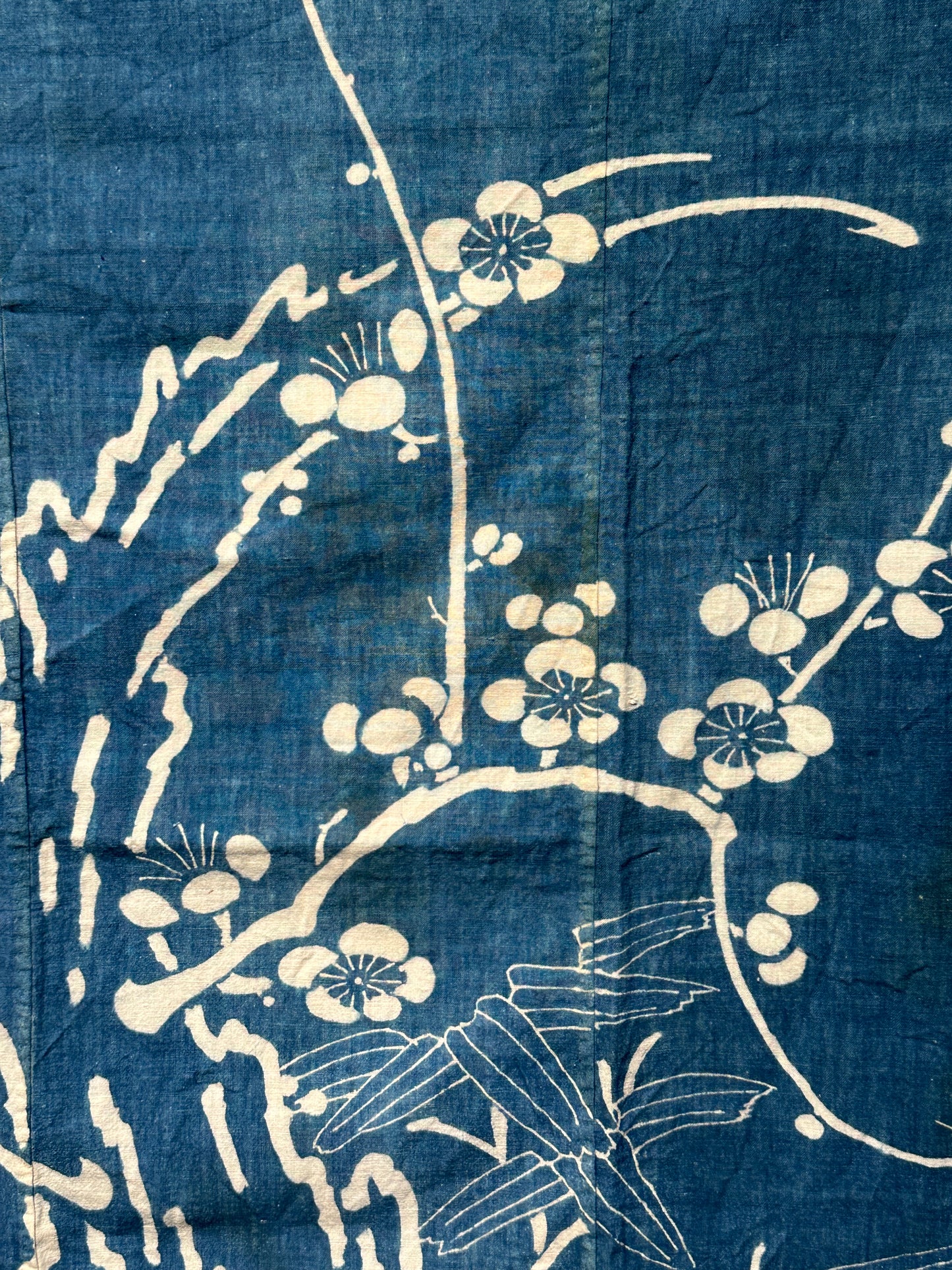 Antique Japanese 19th Century Textile - Tsutsugaki 35"x40" #88