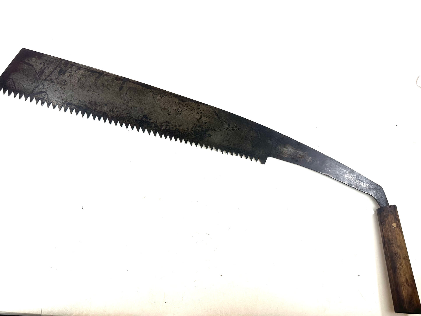Antique Japanese c1800’s Saw Forged Iron Maebiki Nokogiri 45”L