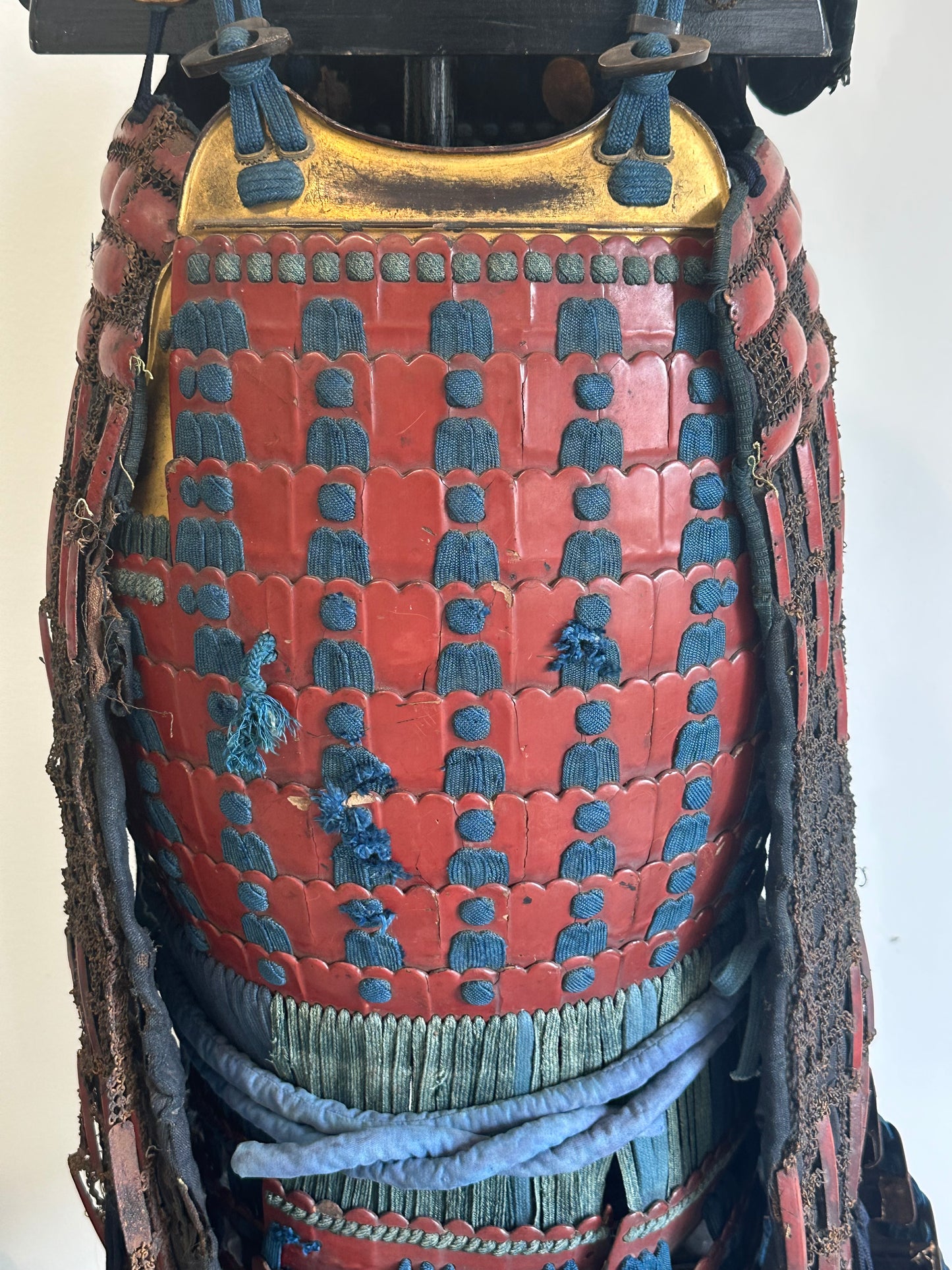 Antique Japanese Edo Era c1700’s Samurai Armor Chain Mail Lacquer