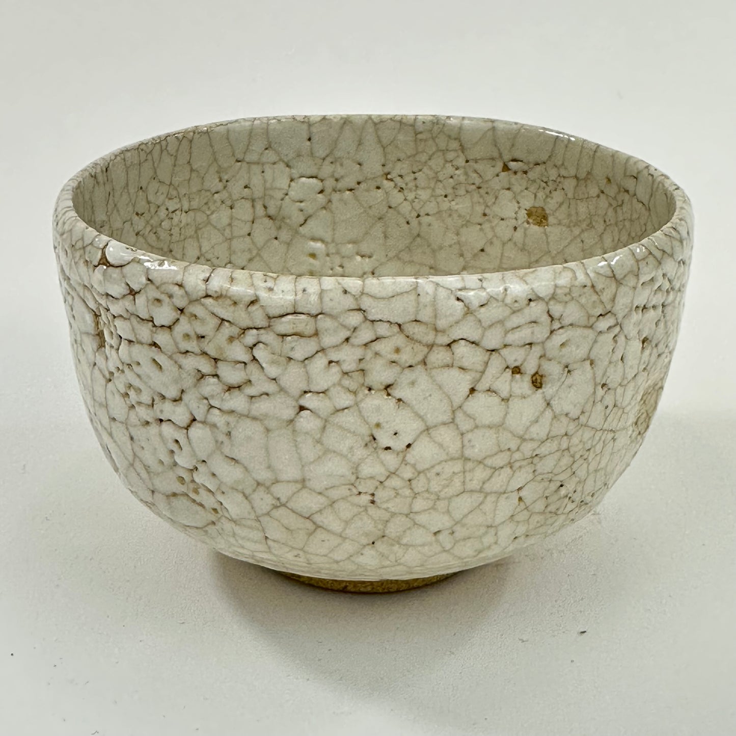 Vintage Japanese Hand Thrown Signed Ceramic Tea Bowl Chawan