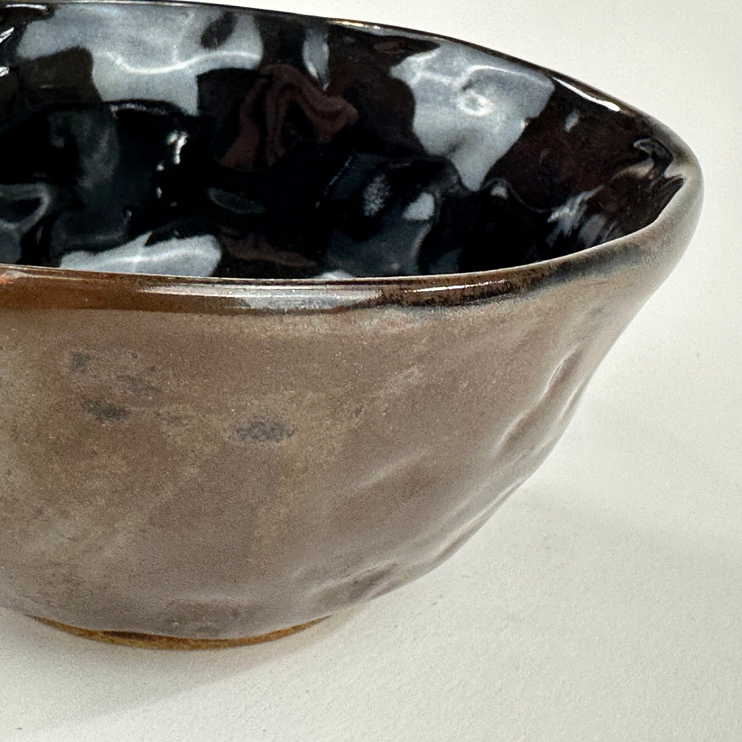 Vintage Japanese Hand Thrown Signed Ceramic Tea Bowl Chawan