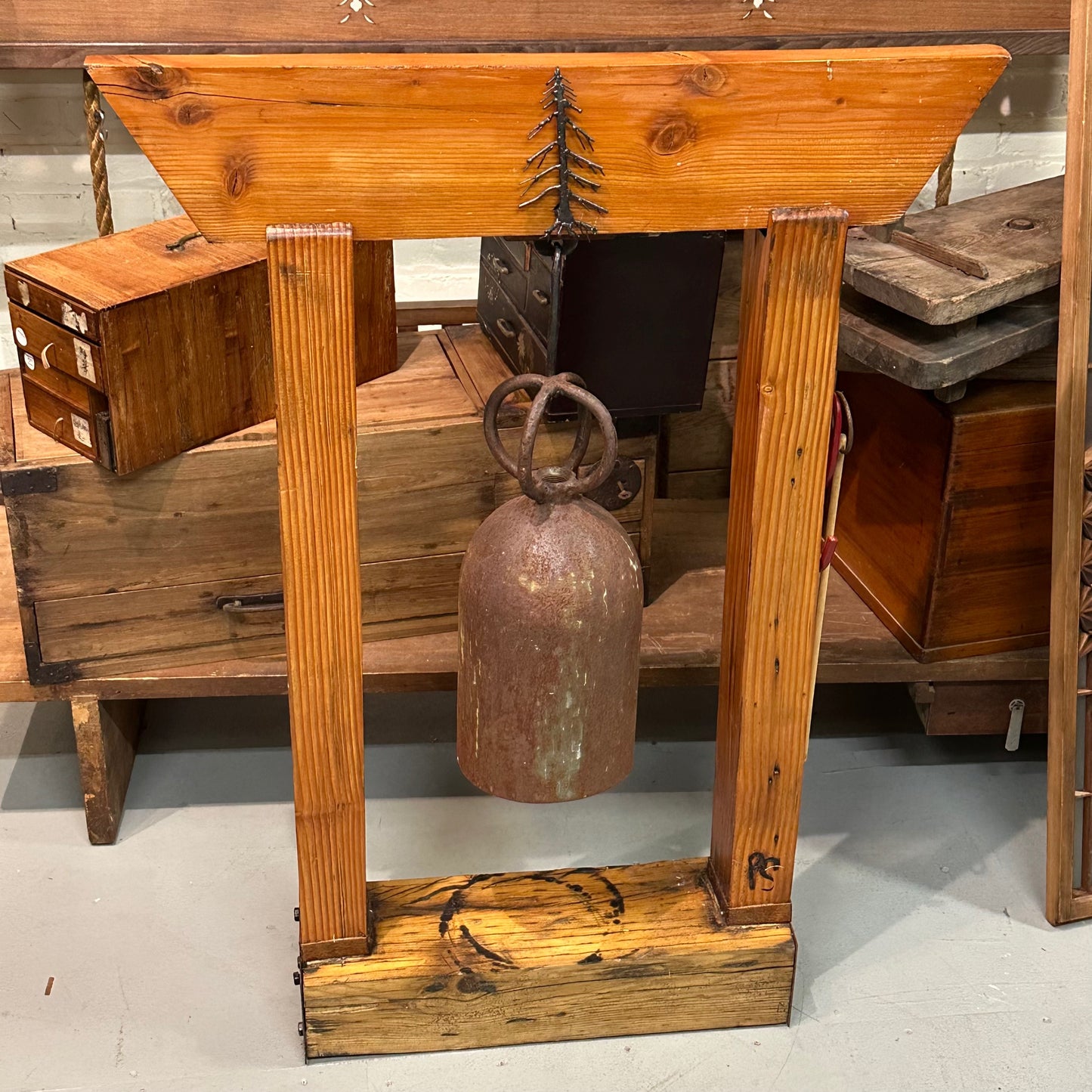 Contemporary Hansho Bell by Portland Artist Phil Seder