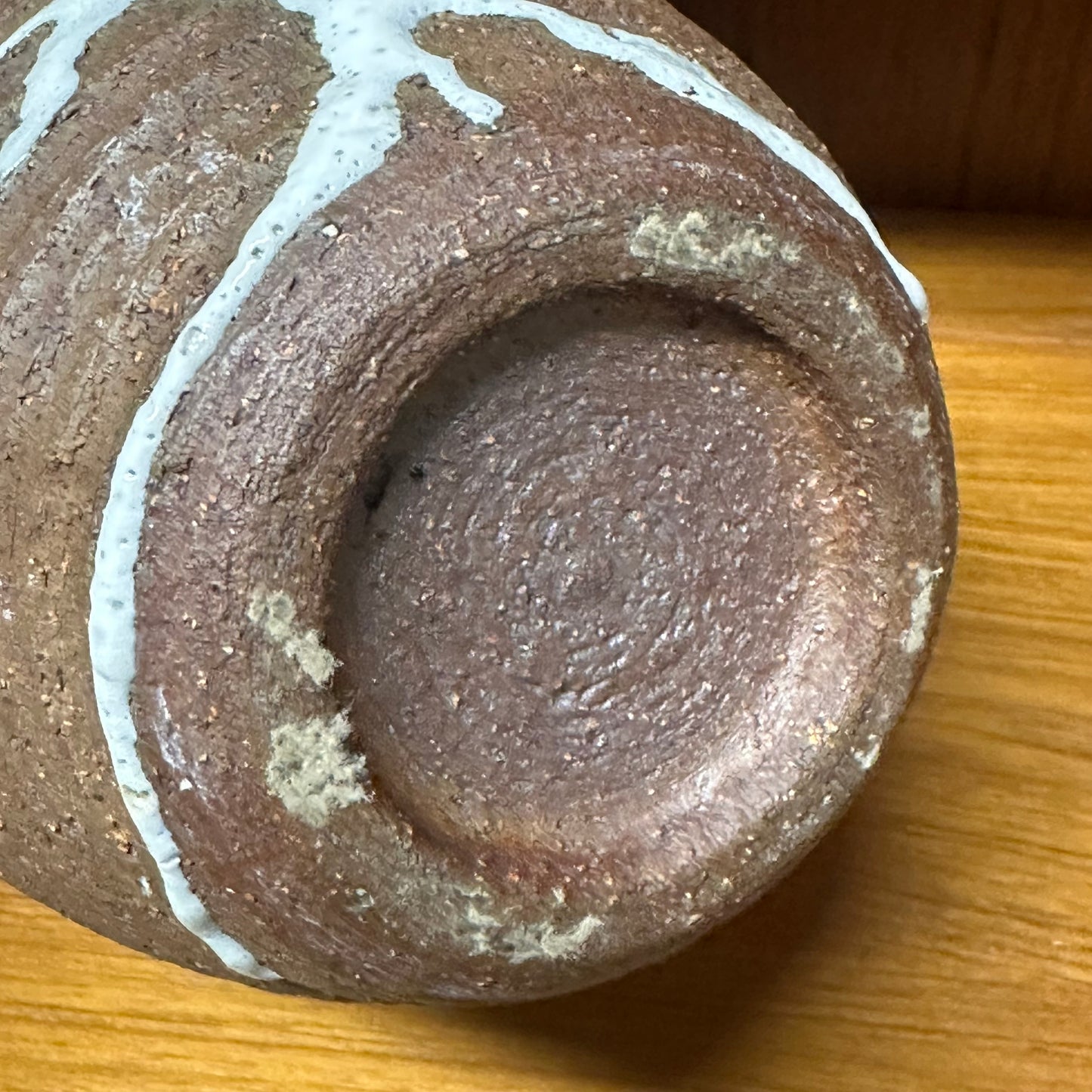 Vintage Japanese Showa Era (mid 20th) Hand Thrown Vase Ikebana