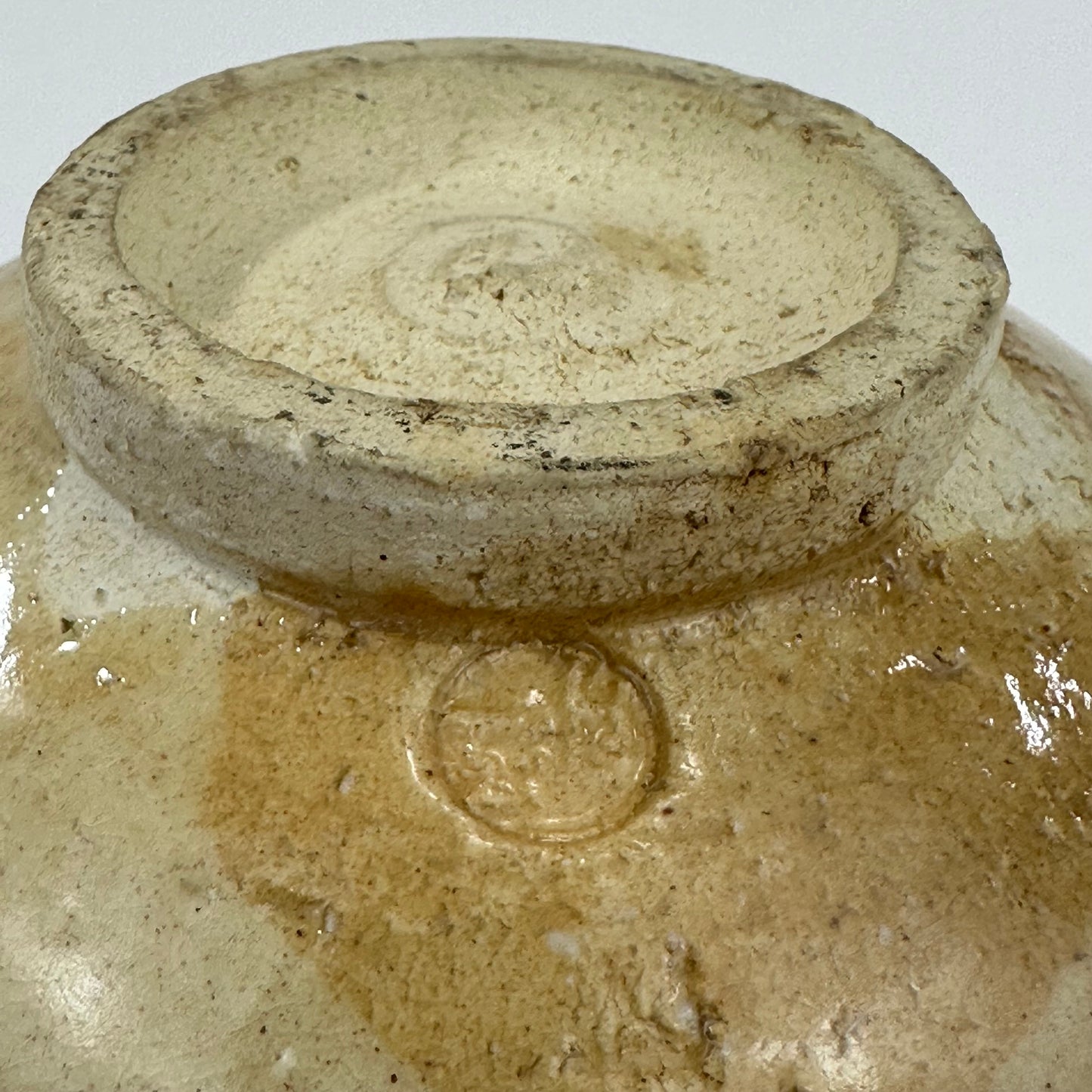 Vintage Japanese Hand Thrown Signed Ceramic Tea Bowl Chawan