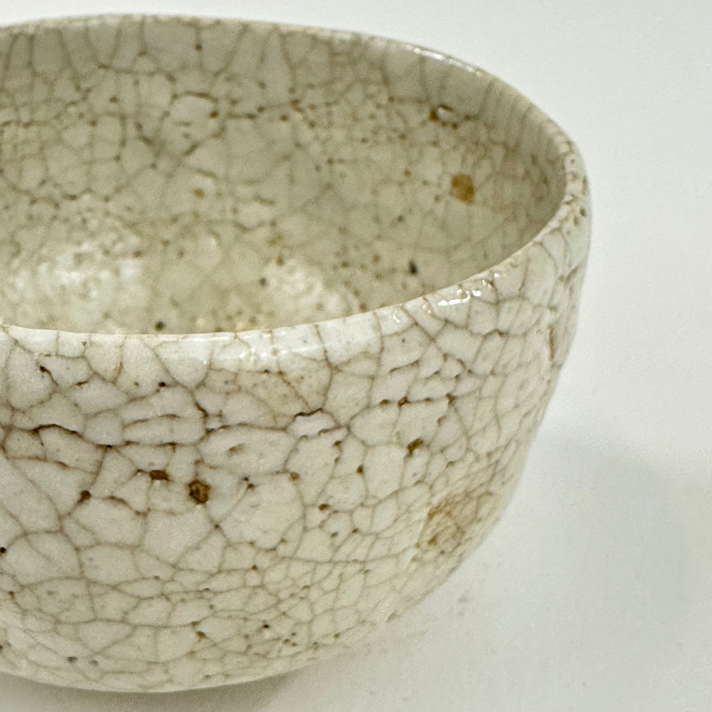 Vintage Japanese Hand Thrown Signed Ceramic Tea Bowl Chawan