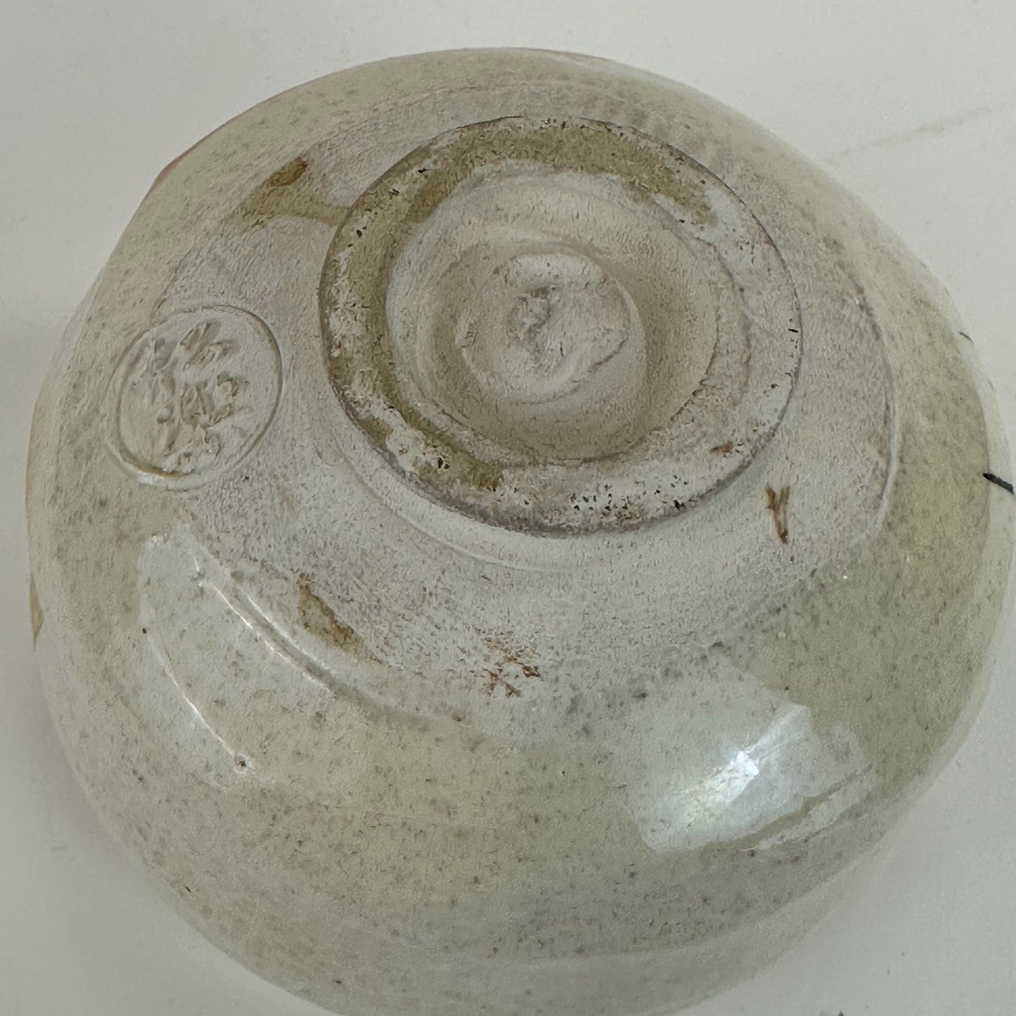 Vintage Japanese Hand Thrown Ceramic Tea Bowl Chawan Signed 5"
