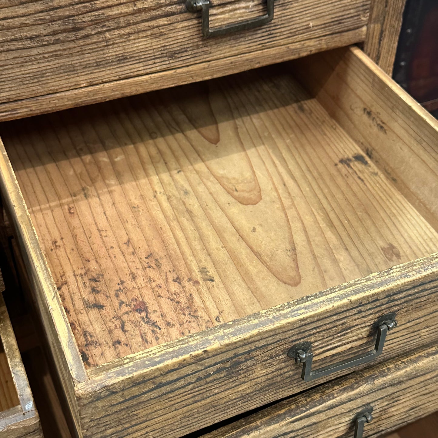 Antique Japanese Meiji Era (c1860’s) Kodansu Personal Tansu 6 Drawer 25"W
