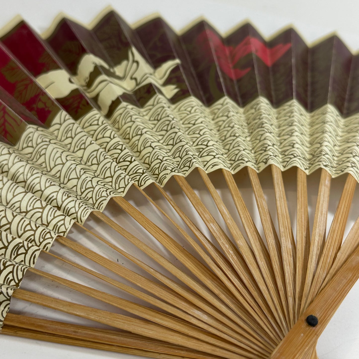 Vintage Japanese Paper Sensu Fan