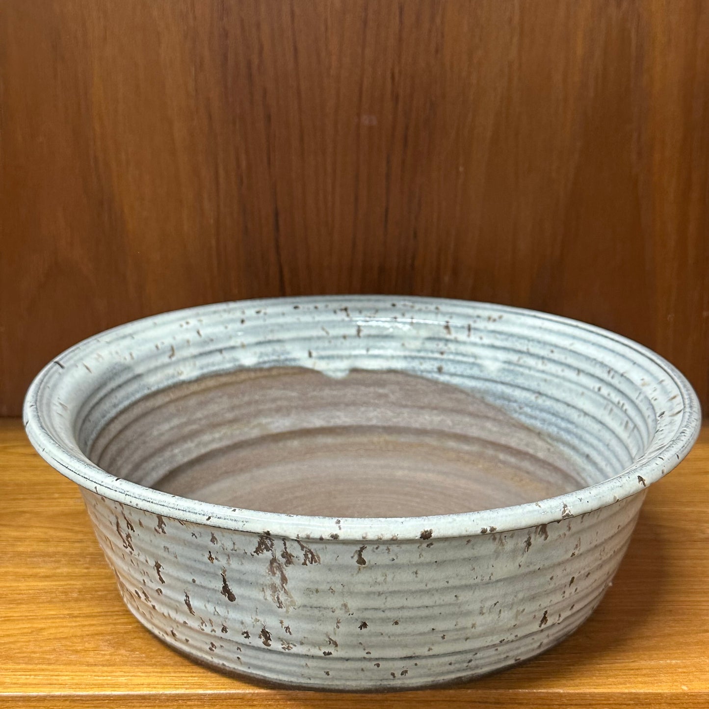 Vintage Japanese Showa Era (mid 20th) Hand Thrown Vase / Bowl Ikebana