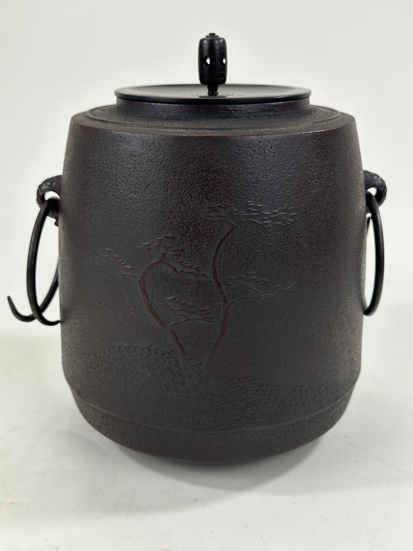 Vintage Japanese Cast Iron Tea Ceremony Kama Kettle 9”