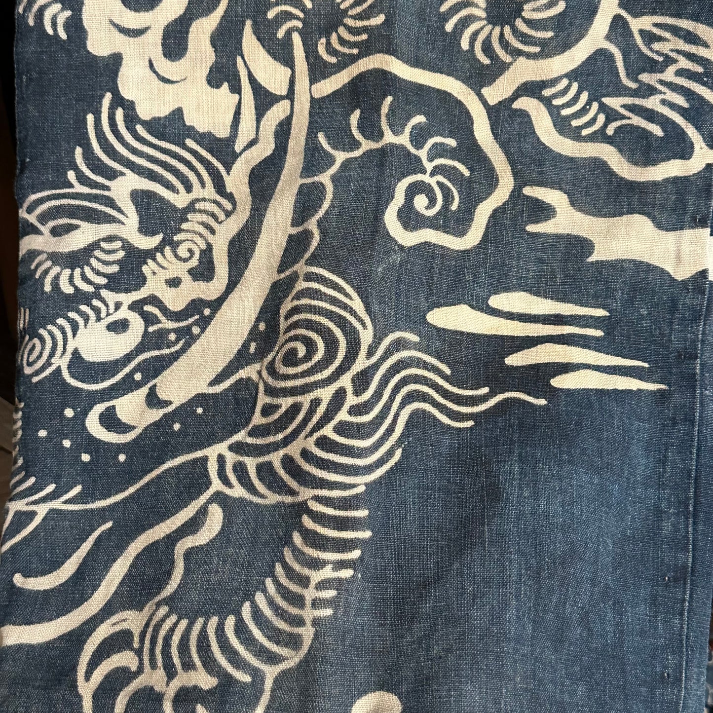 Antique Japanese 19th Century Textile - Tsutsugaki 37.5"x58" Baku #98