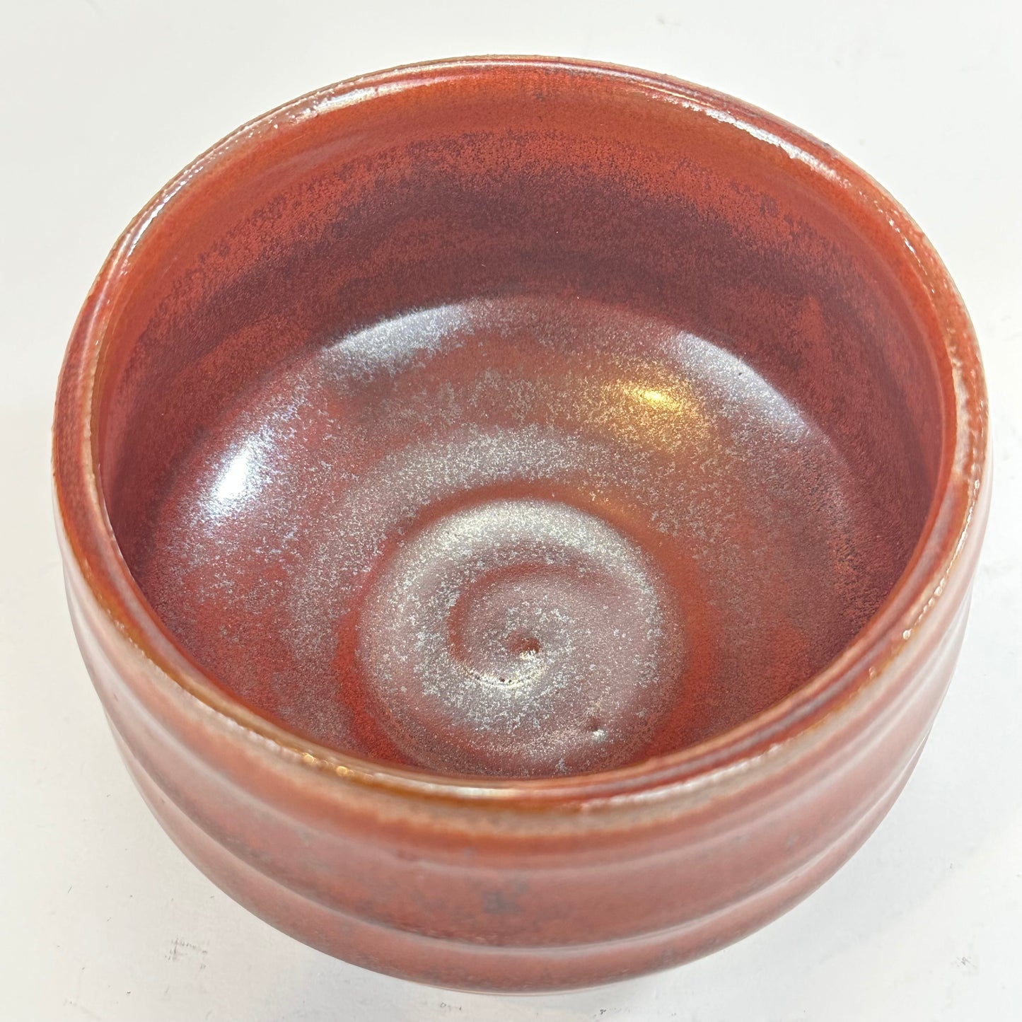Vintage Japanese Hand Thrown Ceramic Tea Bowl Chawan Signed 5"