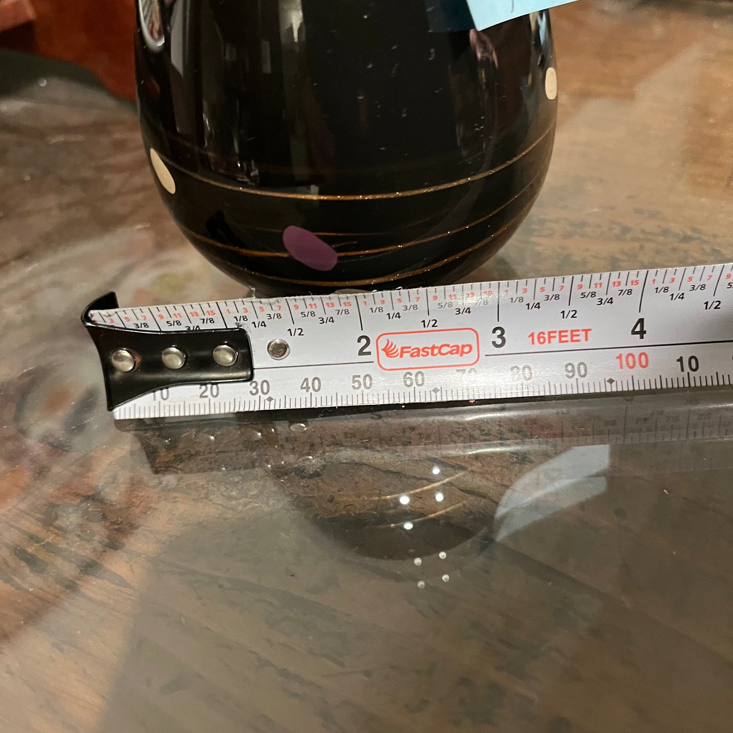 Pair of Japanese wine glasses