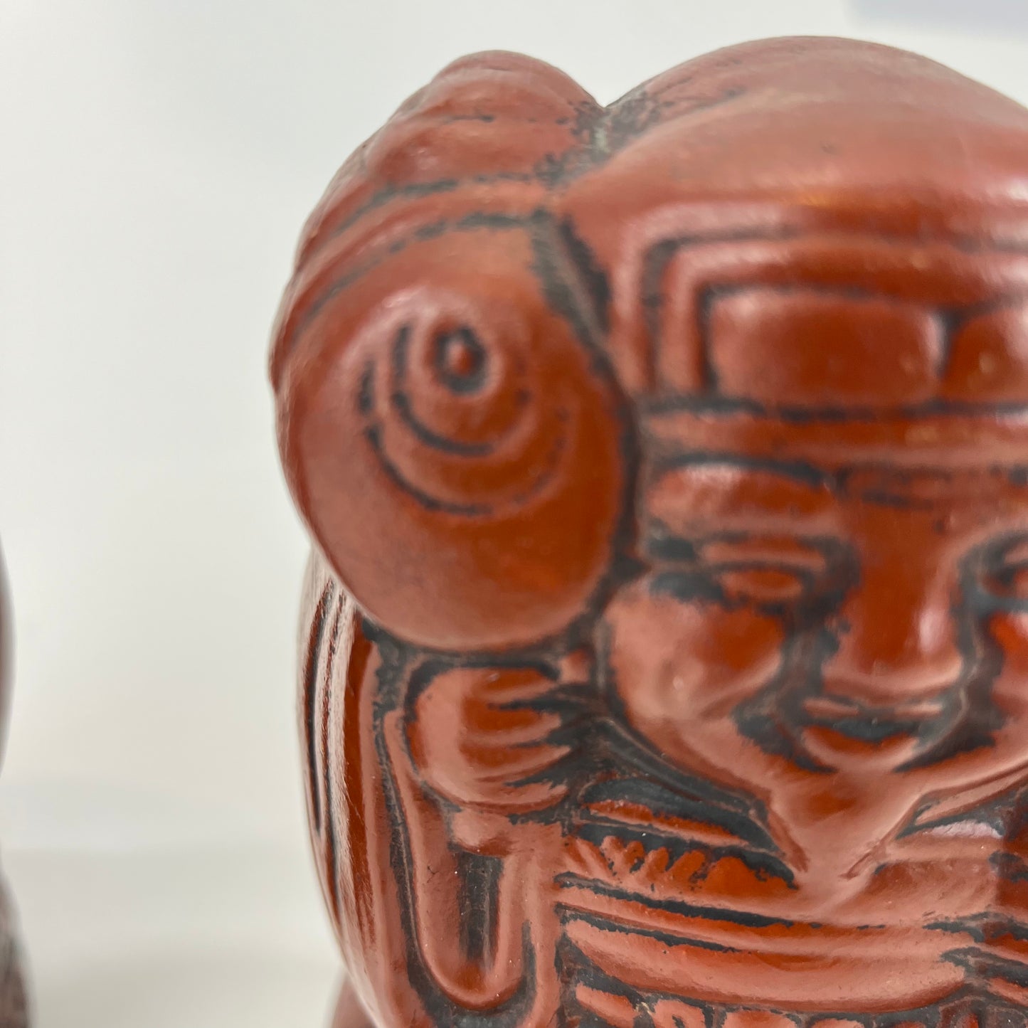 PAIR Japanese Ceramic Lucky Gods Ebisu & Daikokuji 12"