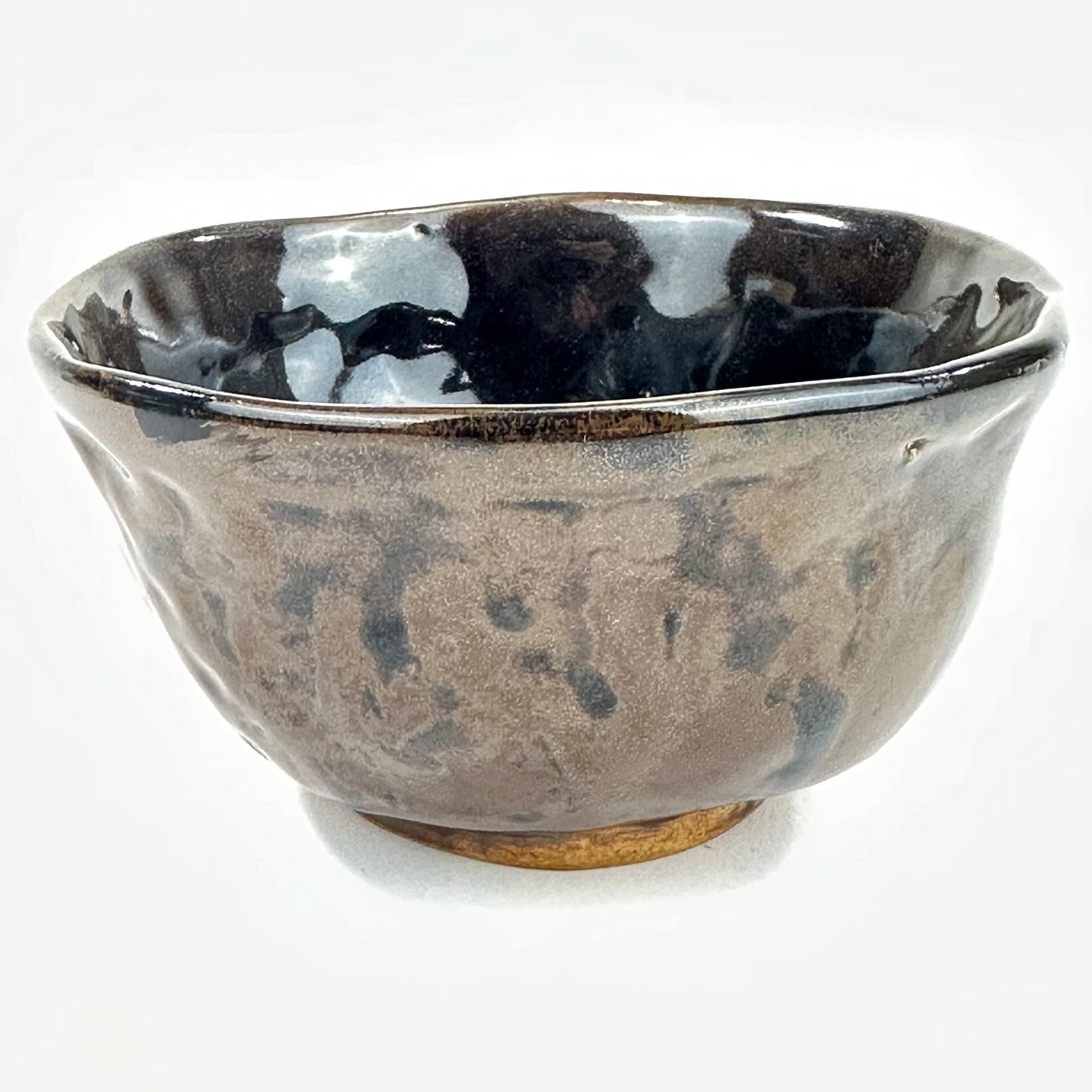 Vintage Japanese Hand Thrown Signed Ceramic Tea Bowl Chawan