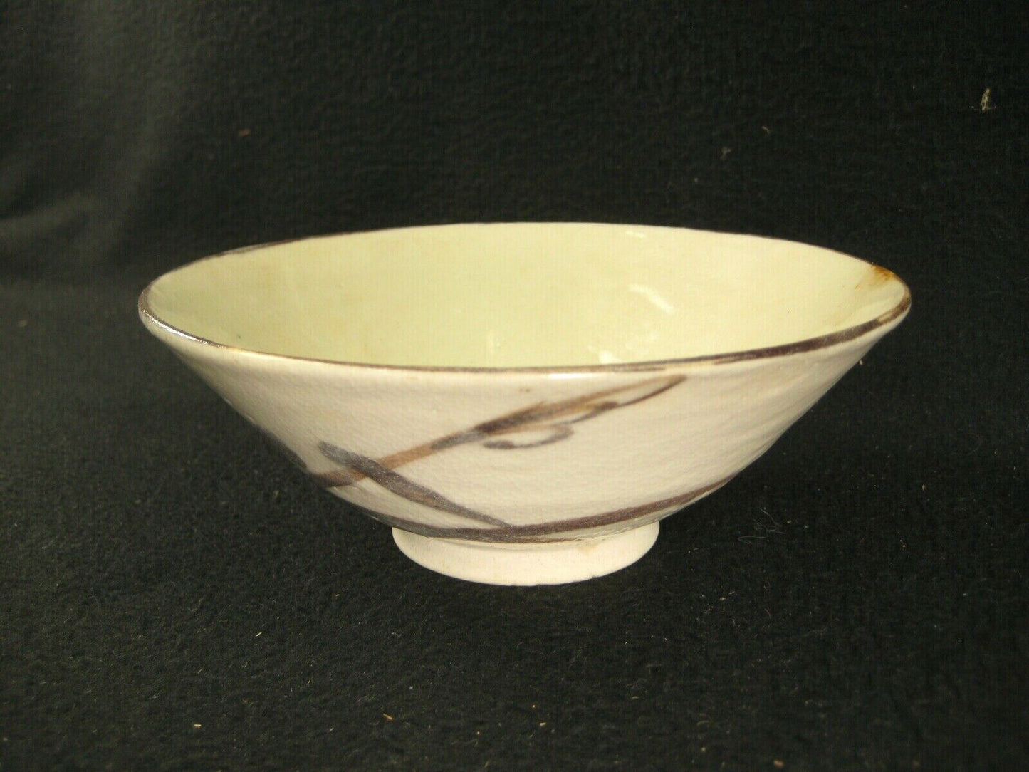 Japanese 1950S Signed Tea Ceremony Ceramic Summer Chawan Tea Bowl 5.5"