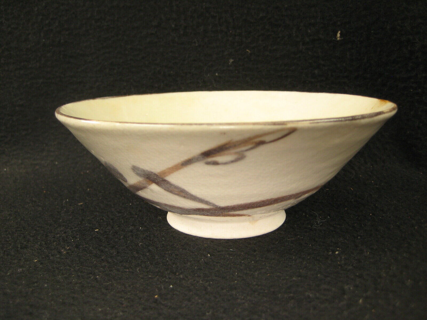 Japanese 1950S Signed Tea Ceremony Ceramic Summer Chawan Tea Bowl 5.5"