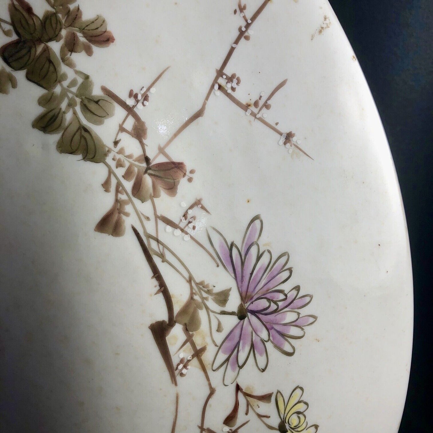 Rare Antique 24" Japanese Meiji Era (c1900) Kutani Imari Charger Platter