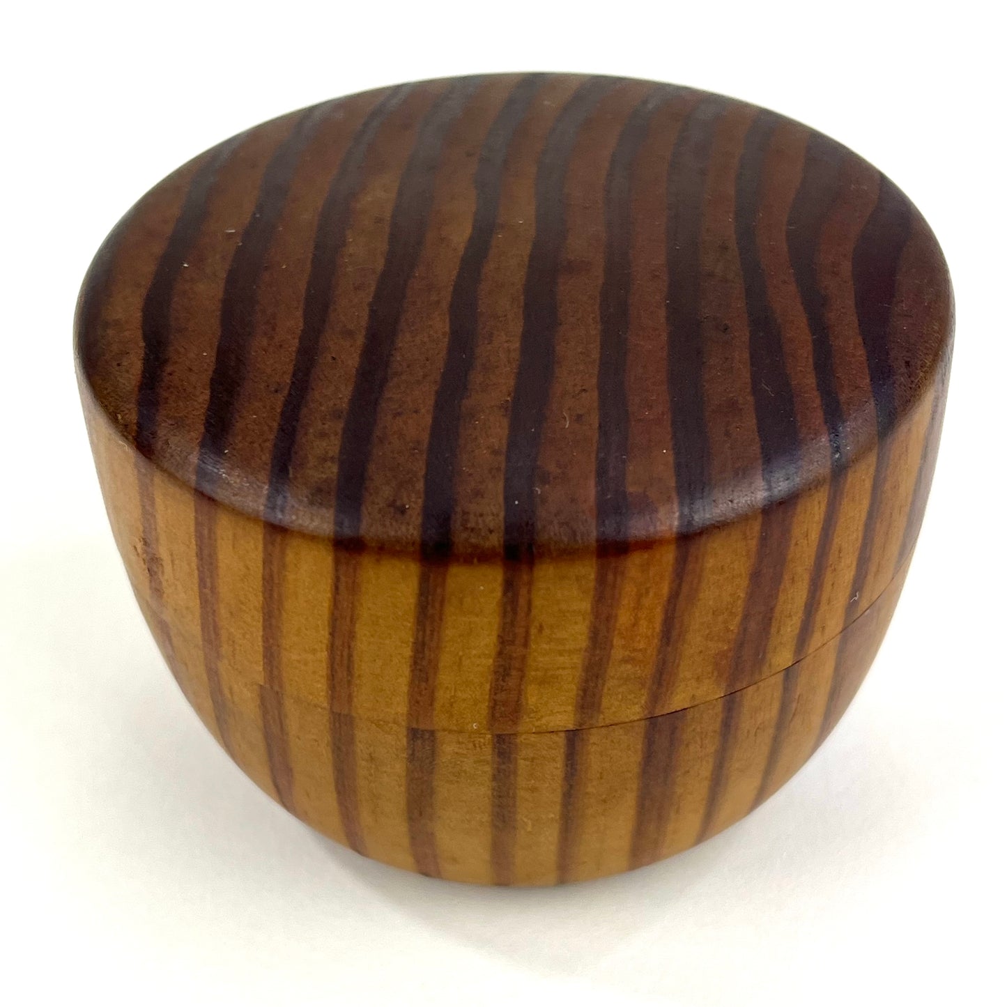 Vintage Japanese Natsume Tea Ceremony Caddy Natural Sugi Wood 4”