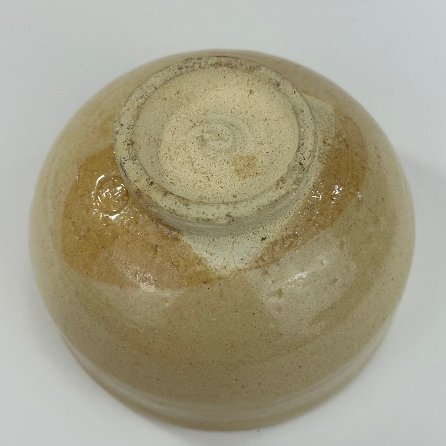 Vintage Japanese Hand Thrown Signed Ceramic Tea Bowl Chawan