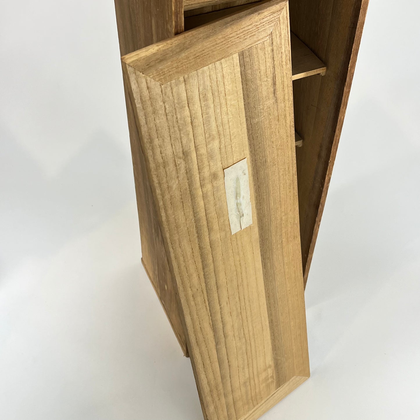 Vintage Japanese Chabako Tea Ceremony Traval Kiri Wood Box w/ Laddle 12"