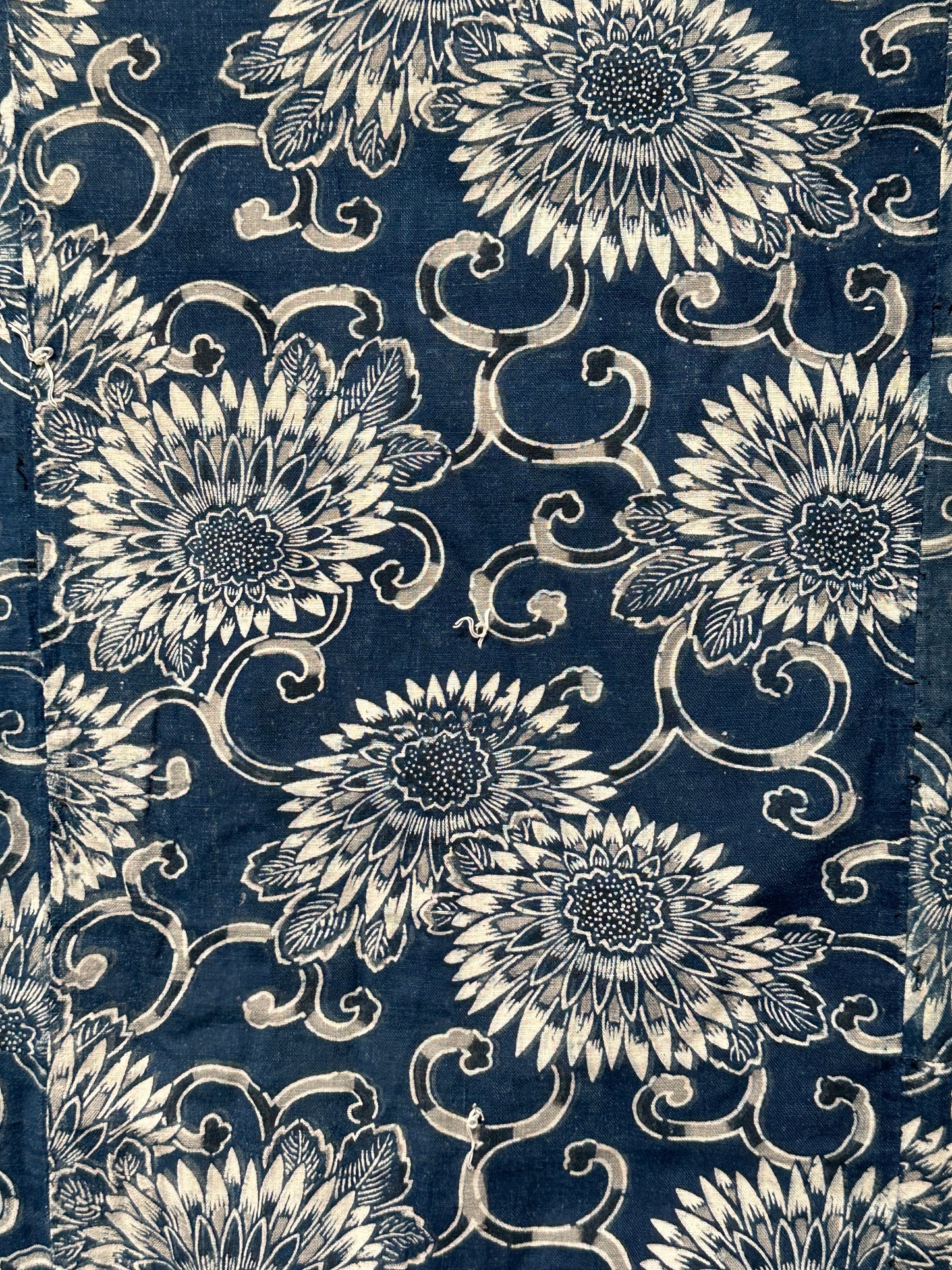 Antique Japanese 19th Century Textile - Katazome Indigo 38"x72" #70