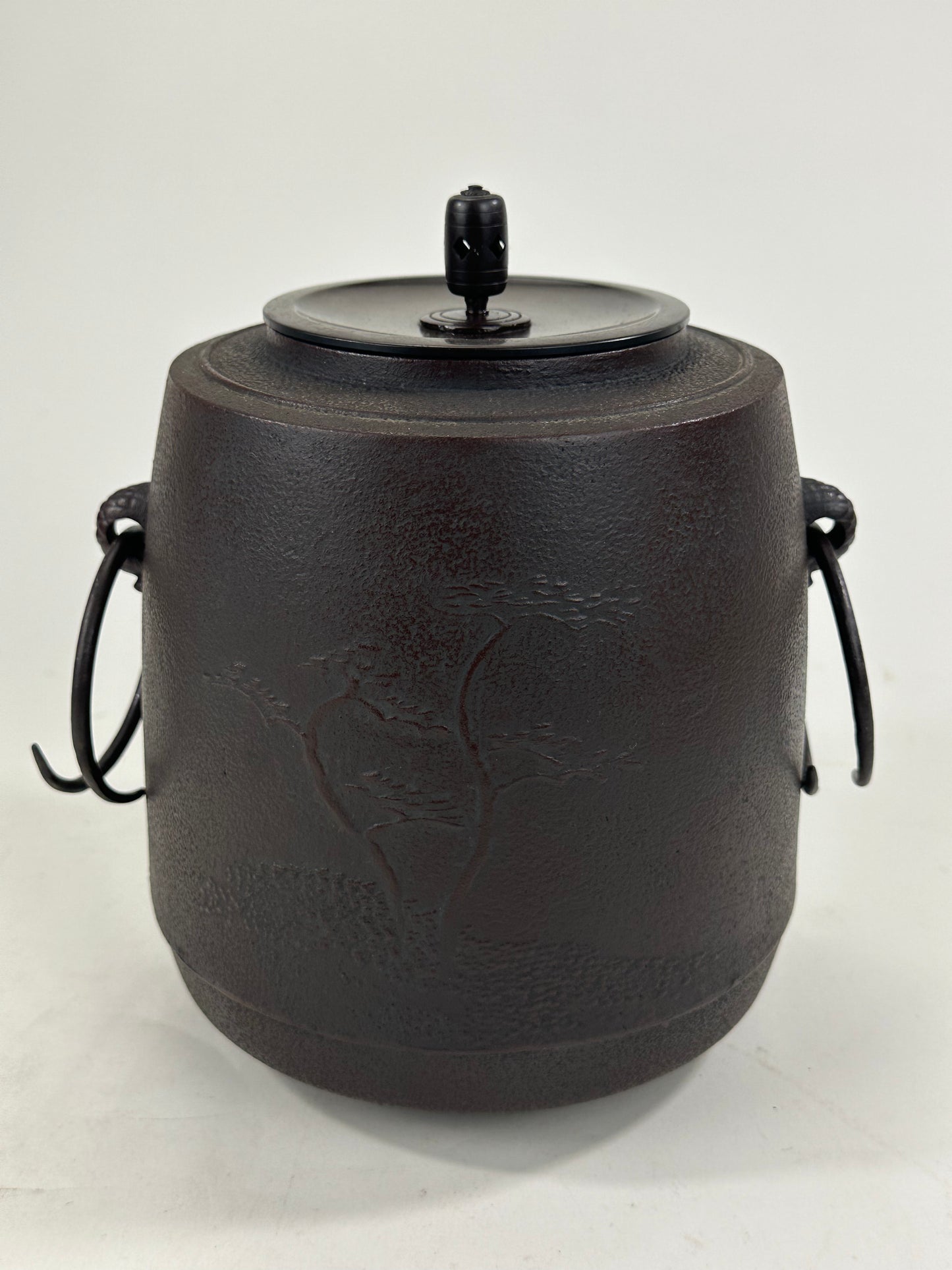 Vintage Japanese Cast Iron Tea Ceremony Kama Kettle 9”
