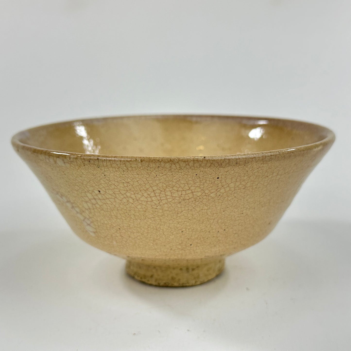Vintage Japanese Hand Thrown Ceramic Tea Bowl Chawan