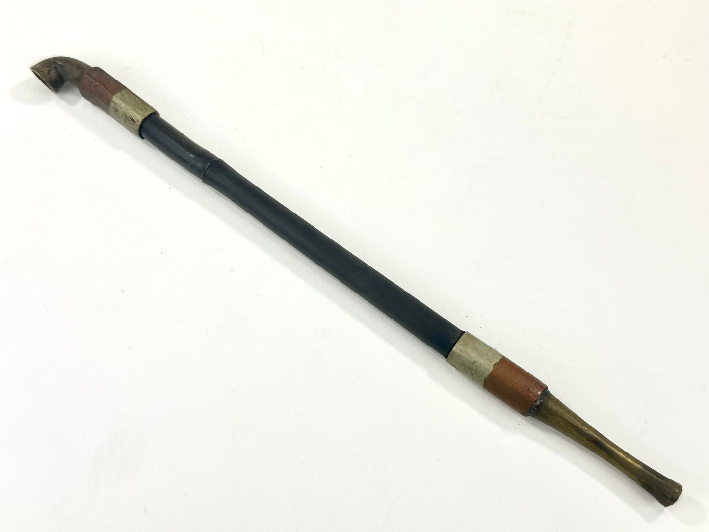 Antique Japanese Meiji / Taisho Era Early 1900's Japanese Kiseru Good Draw 8.5"