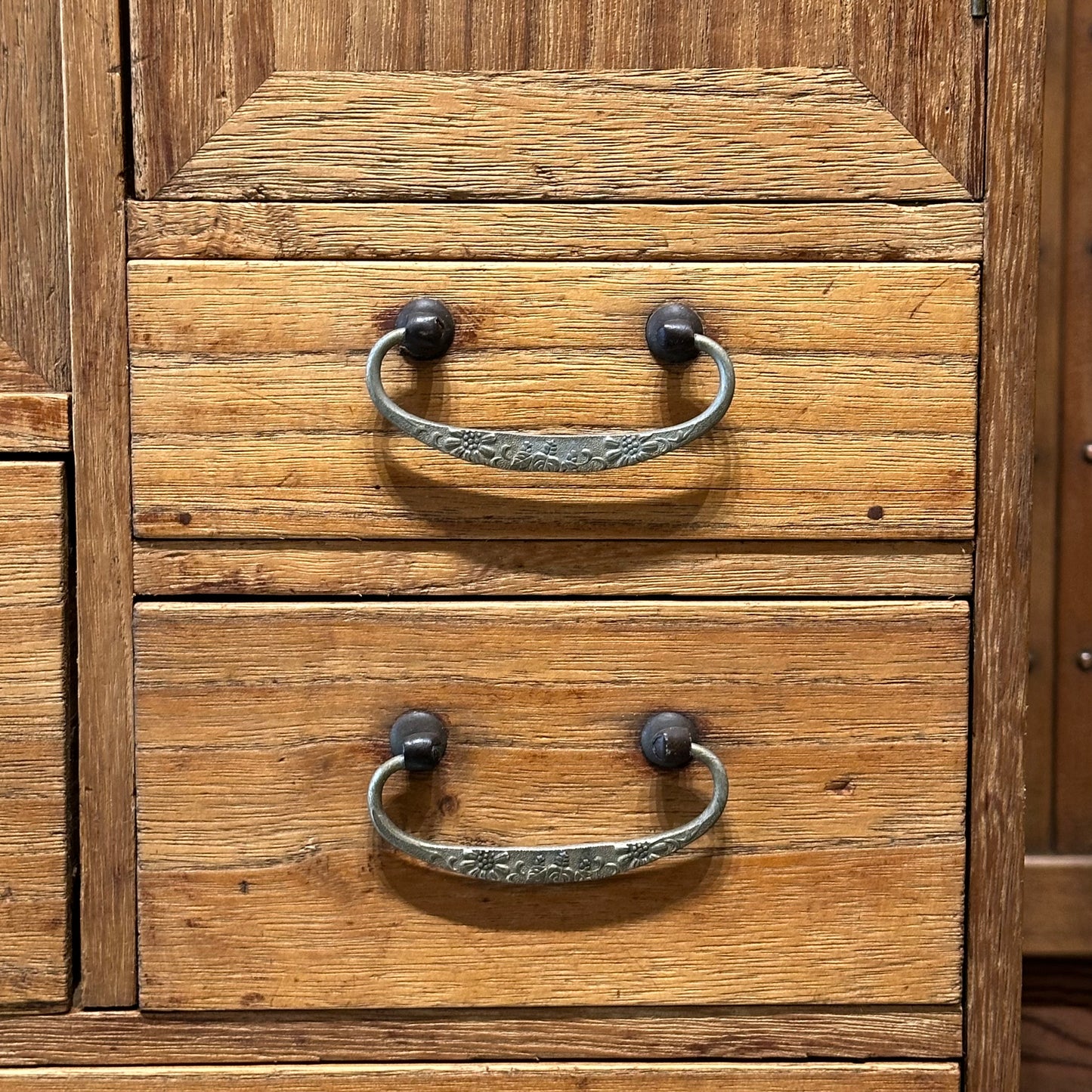 Antique Japanese Meiji Era (c1910’s) Kiri Kodansu Personal Tansu 5 Drawer 24"W
