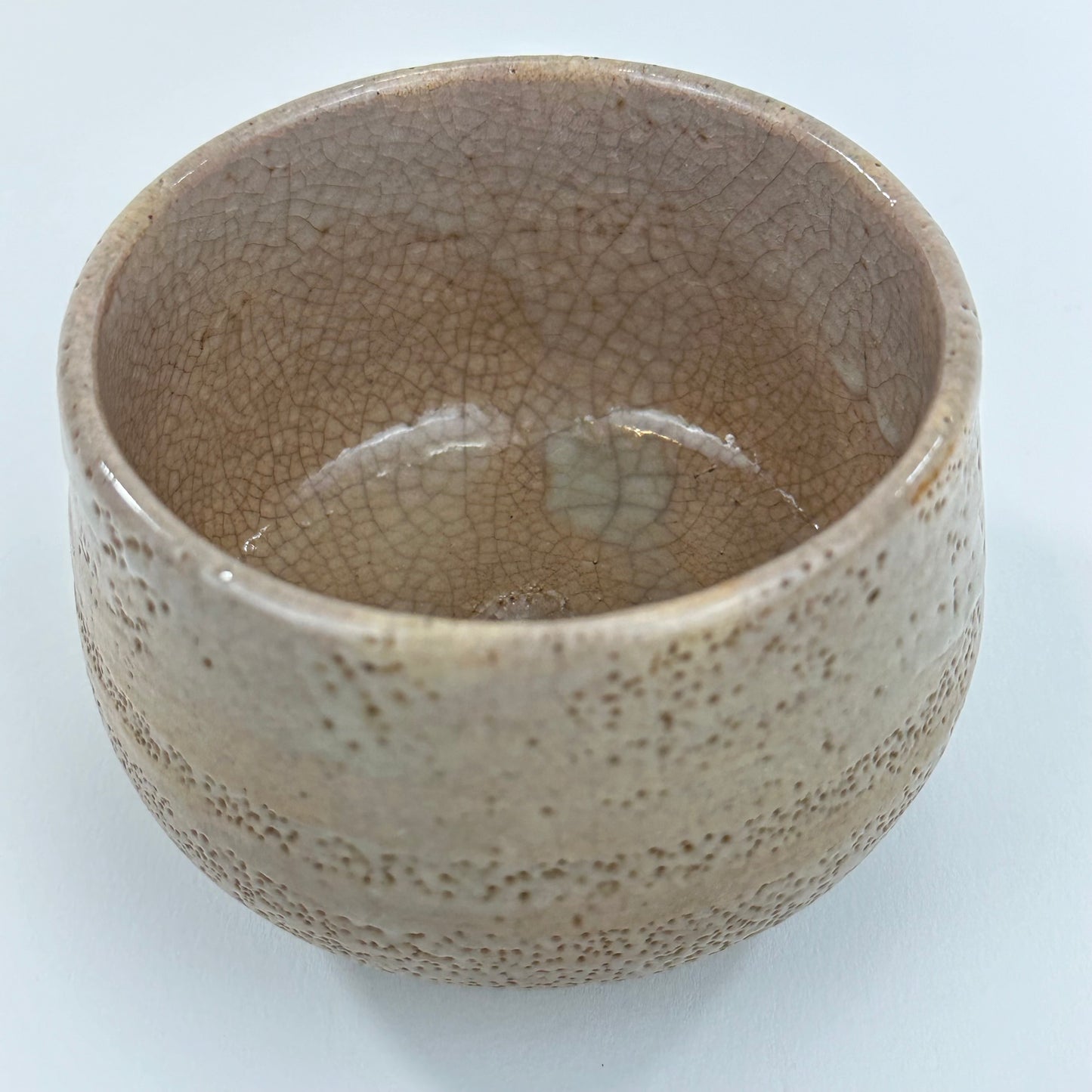 Vintage Japanese Hand Thrown Signed Ceramic Tea Bowl Chawan