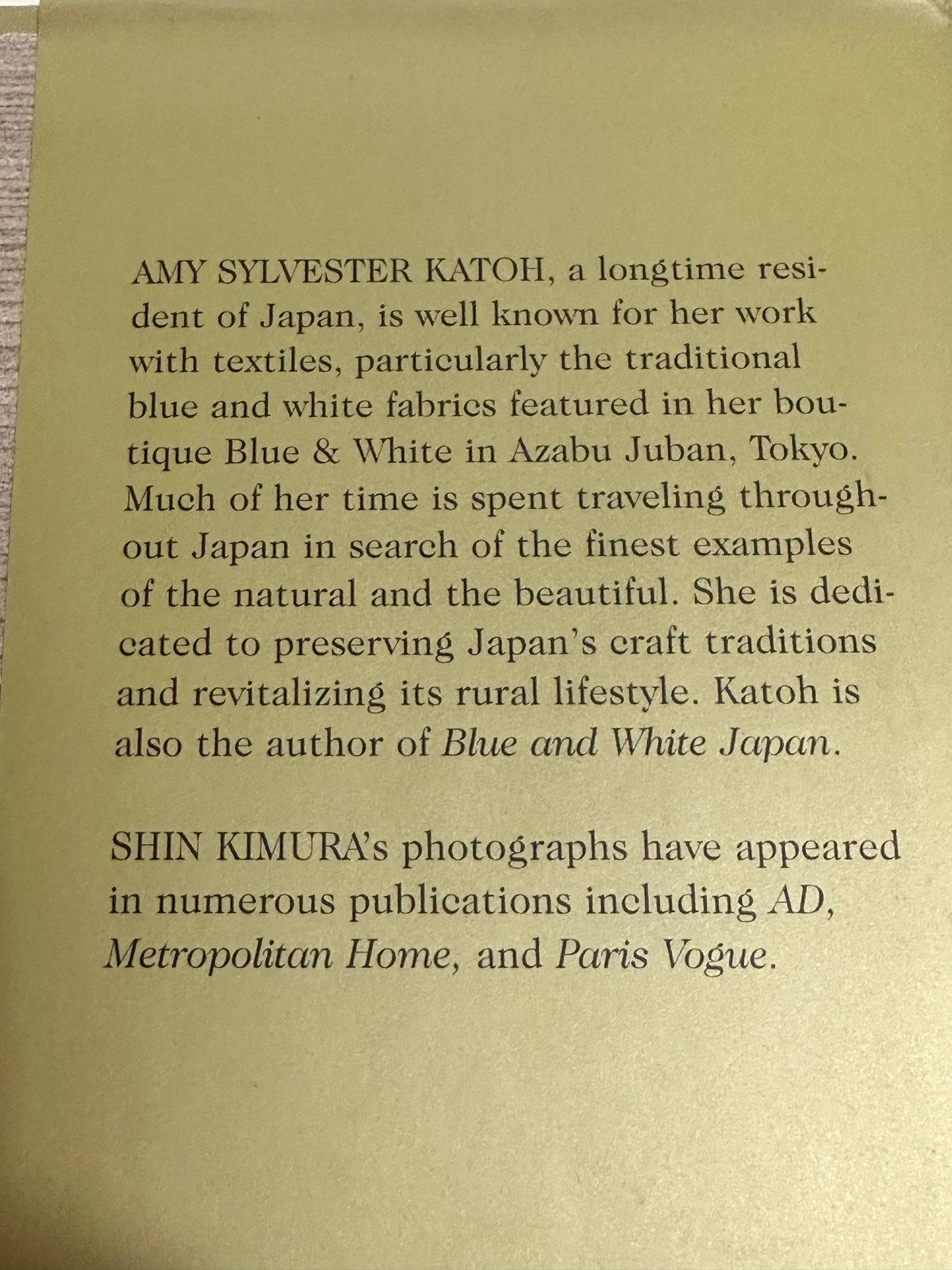 Japan Country Living by Amy Syvester Katoh 2005 Hardcover
