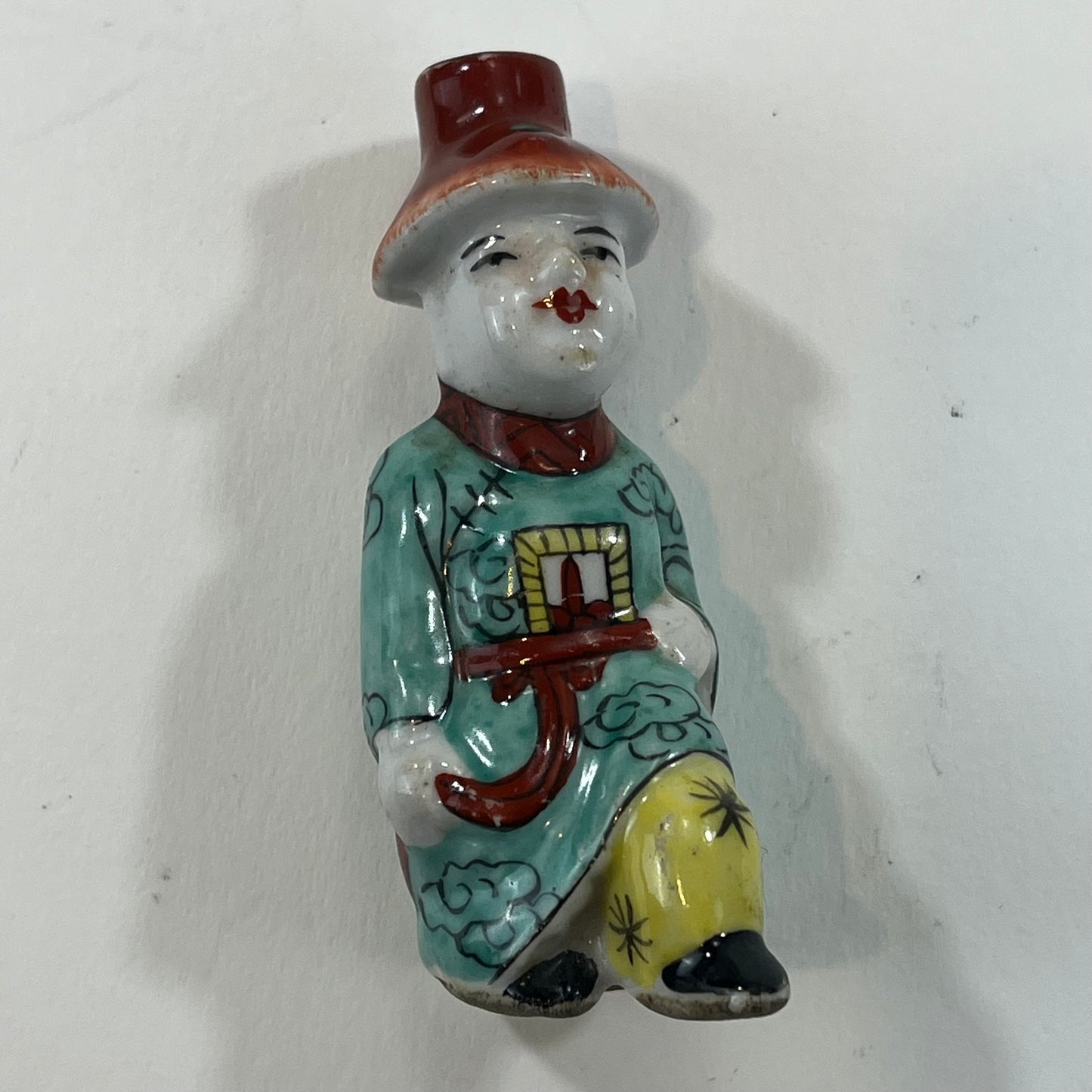 Vintage Chinese Ceramic Snuff Bottle 3"
