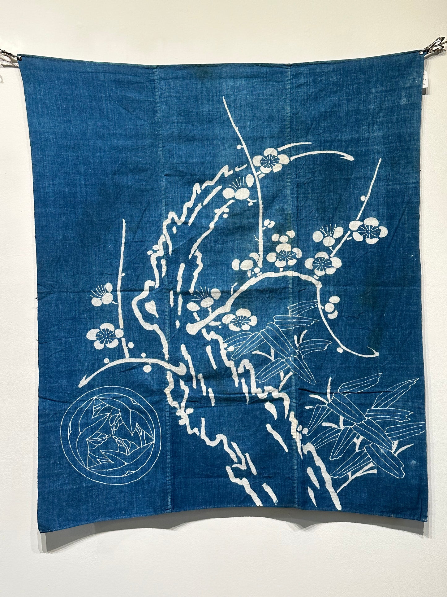 Antique Japanese 19th Century Textile - Tsutsugaki 35"x40" #88