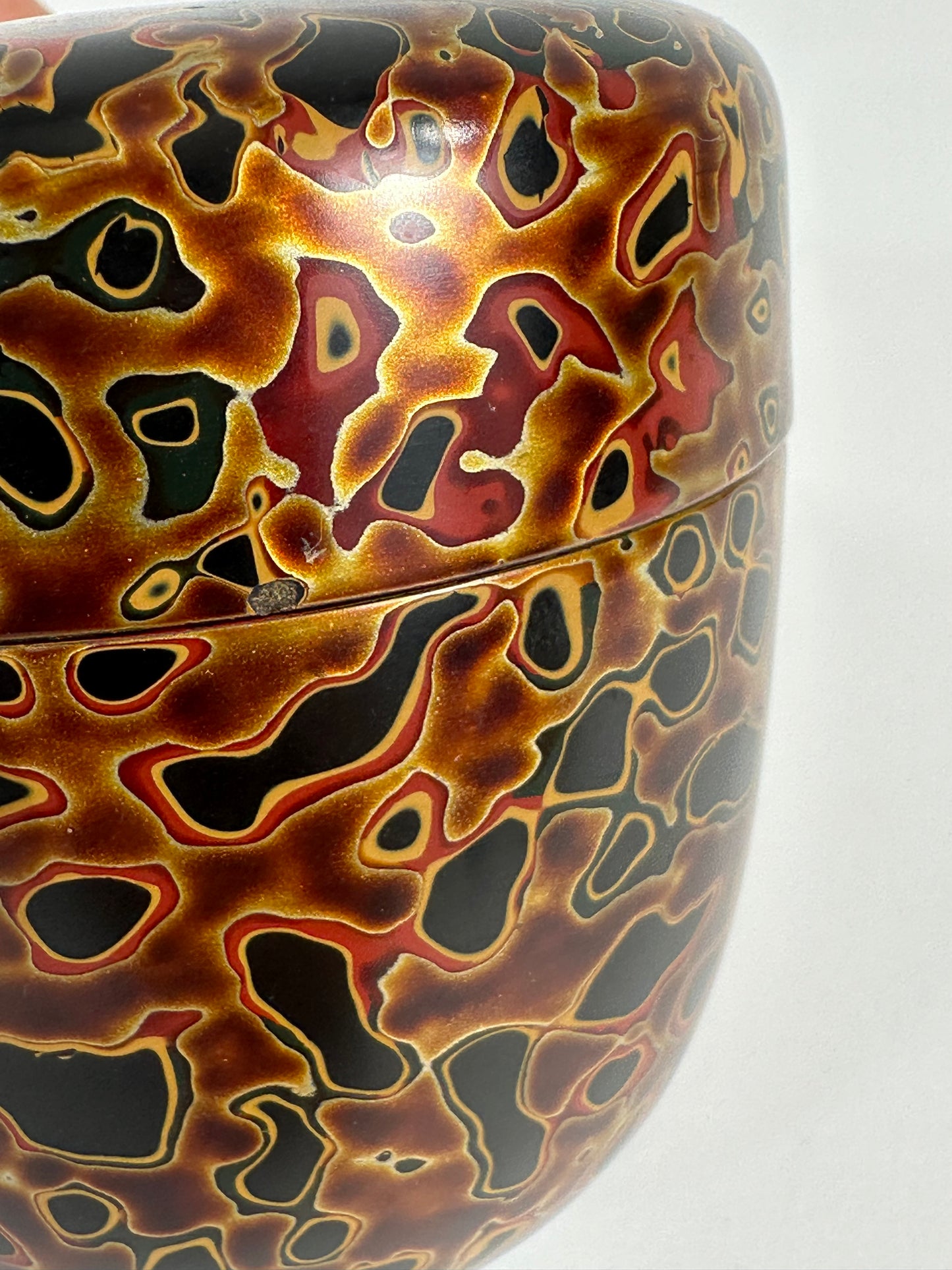 Vintage Japanese Tea Ceremony Natsume Tsugari Nuri Lacquer Karanuri 3”
