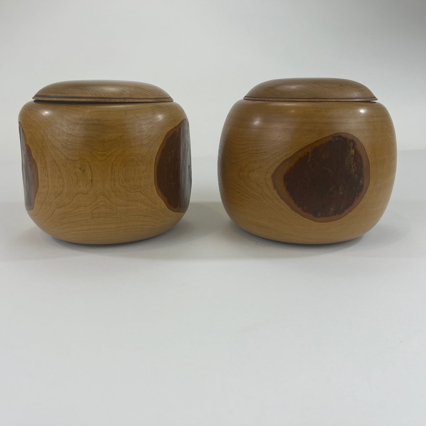 Vintage Go Stones Natural Shell & Slate w/ Keyaki Bowls