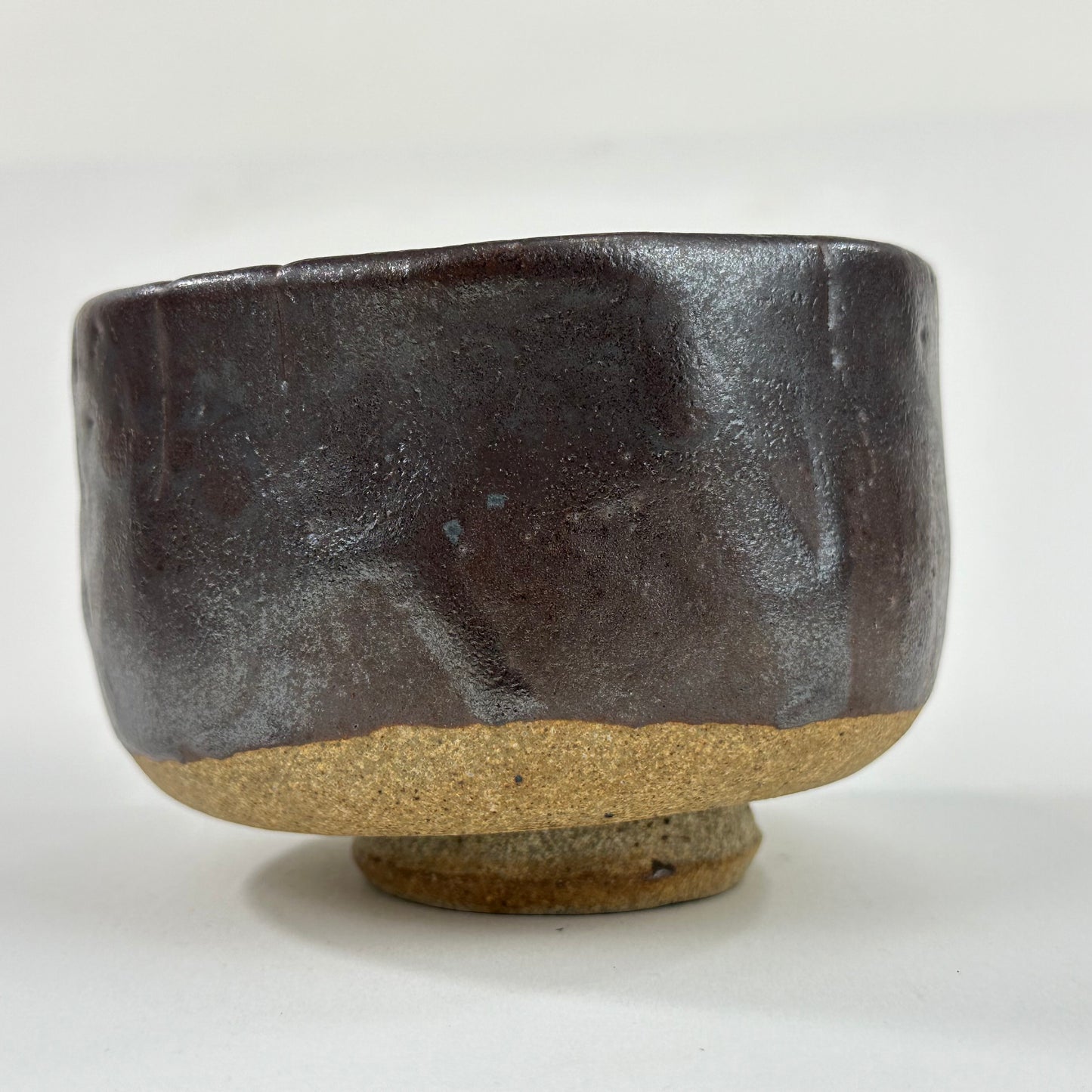 Vintage Japanese Hand Thrown Signed Ceramic Tea Bowl Chawan