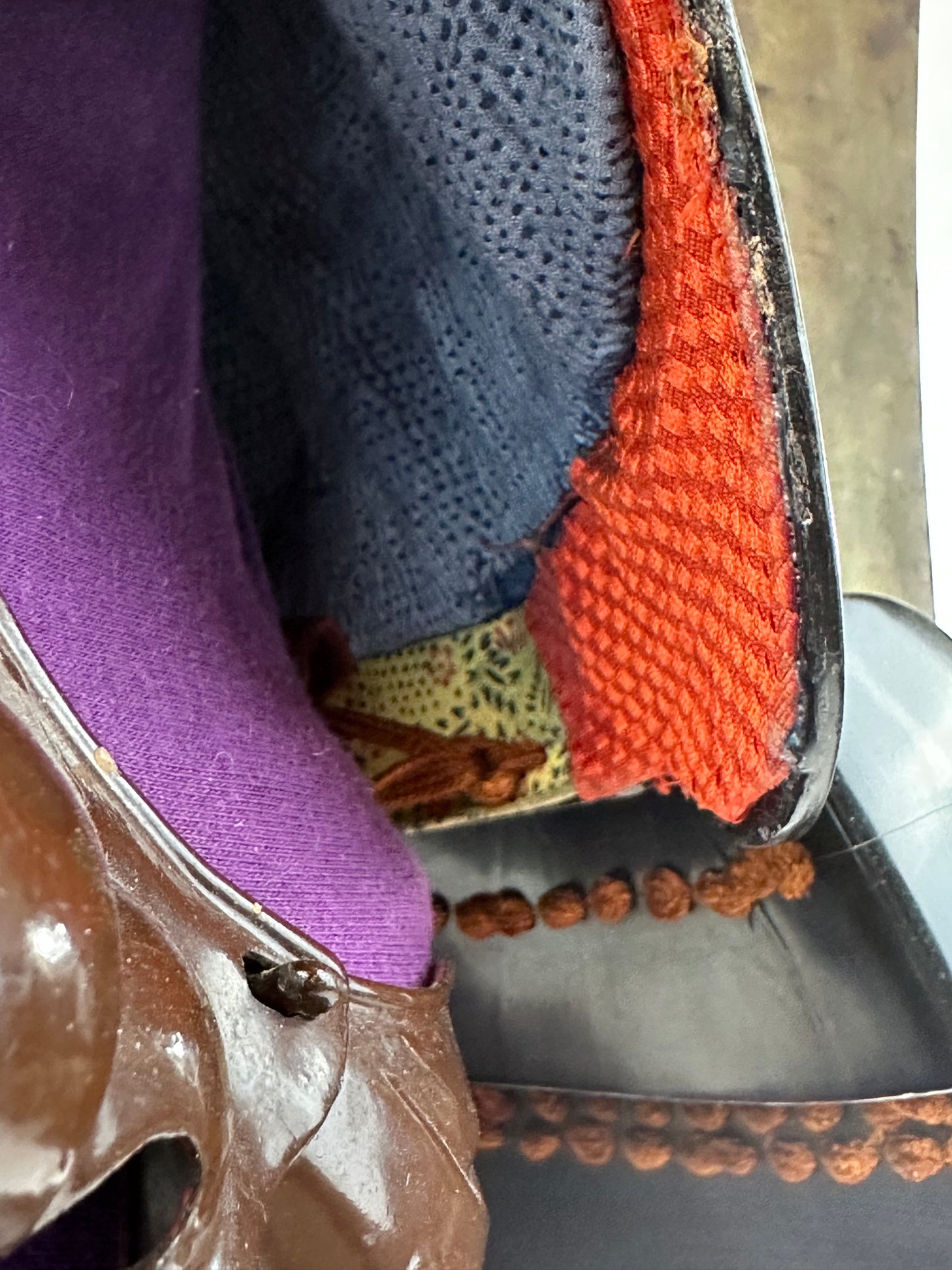 Antique Japanese Kabuto Helmet Bushido Edo Period Ichinotani Kawari Cliff Style LS#112