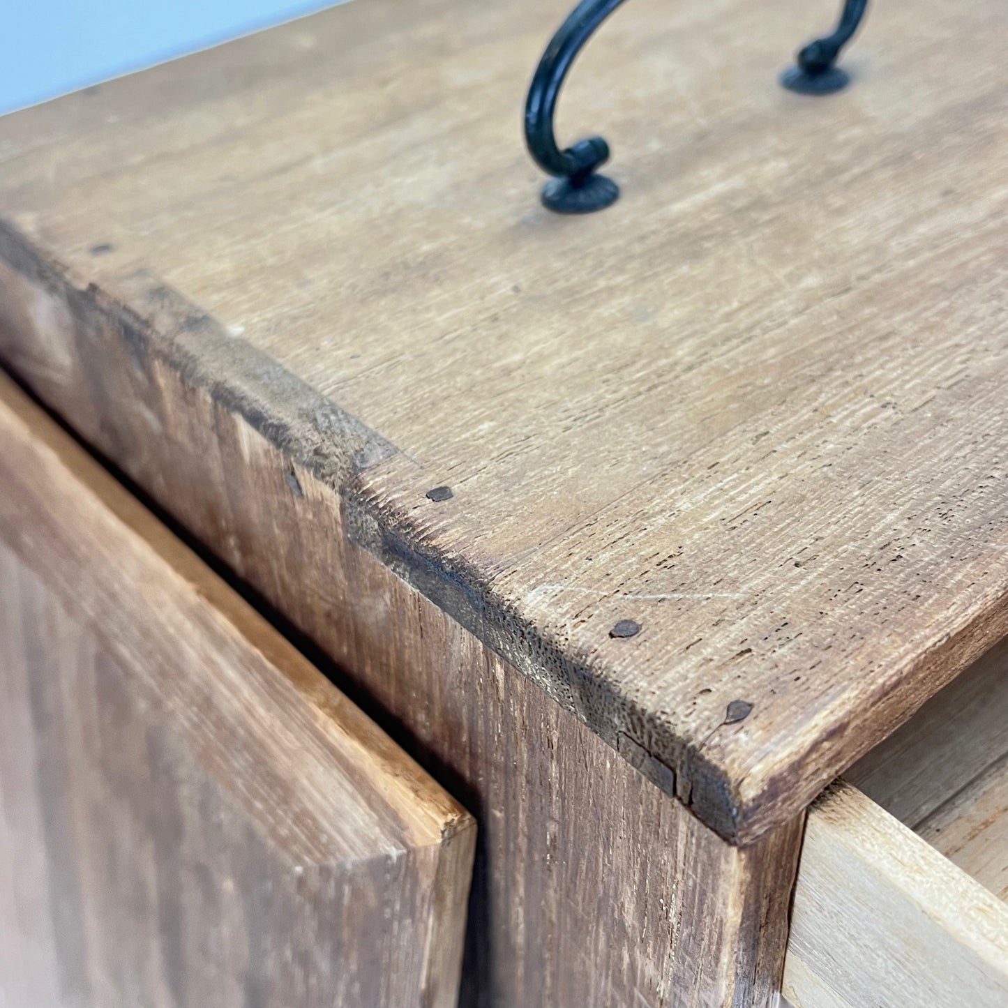 Vintage Japanese Chabako Tea Ceremony Traval Kiri Wood Box w/ Laddle 12"