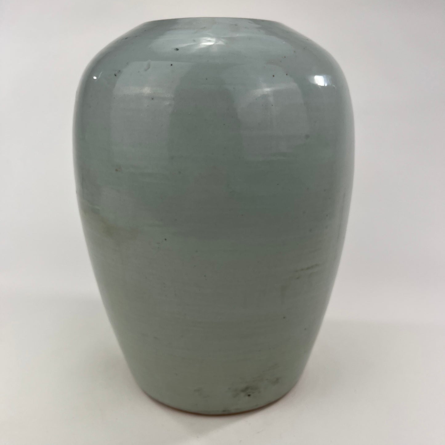 Antique Chinese Qing 19th Blue & White Ginger Jar Hand Painted Phoenix 11"
