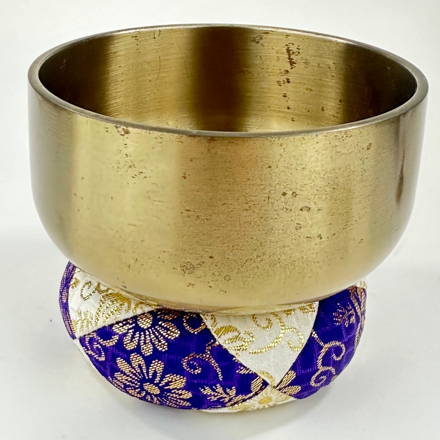 Vintage Bronze Singing Bowl Buddhist Alter Meditation Zazen 4.75"