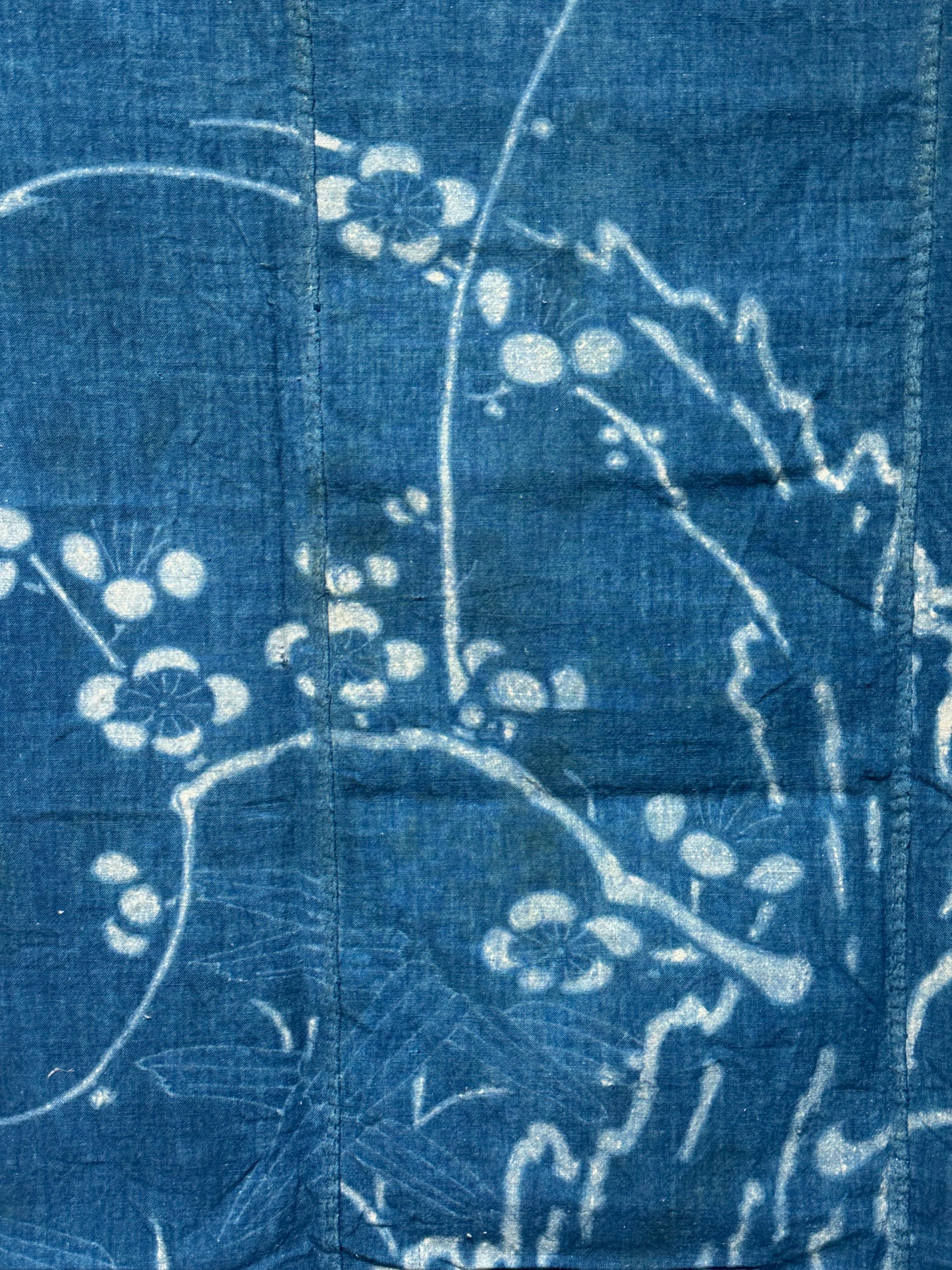 Antique Japanese 19th Century Textile - Tsutsugaki 35"x40" #88