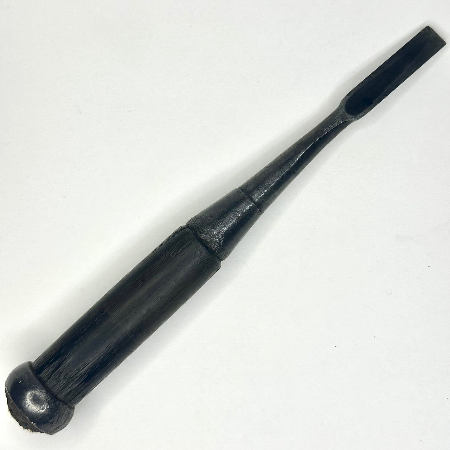 Vintage Japanese Signed Chisel Laminated Forged Iron 8mm Nomi Red Oak 7"