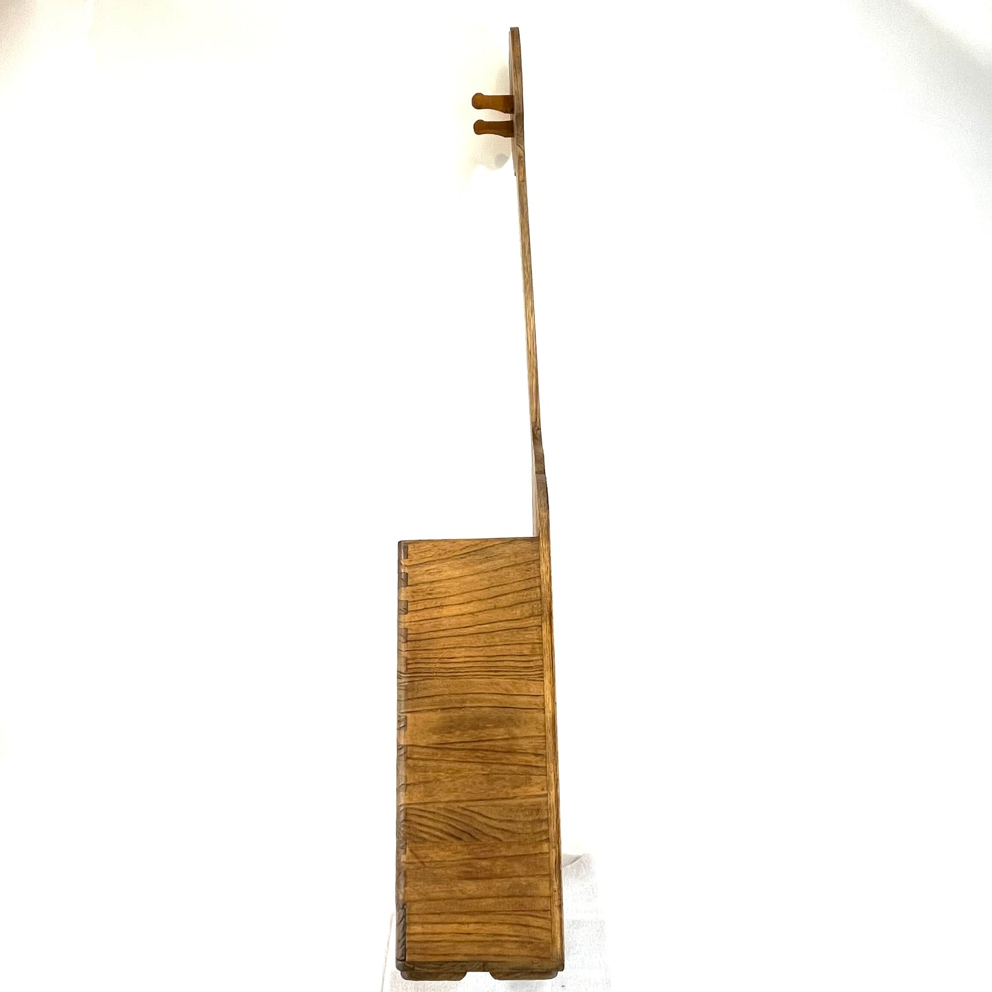Vintage Japanese Shamisen Stand Box (Early 1900'S) Kiri Wood W/ One Drawer