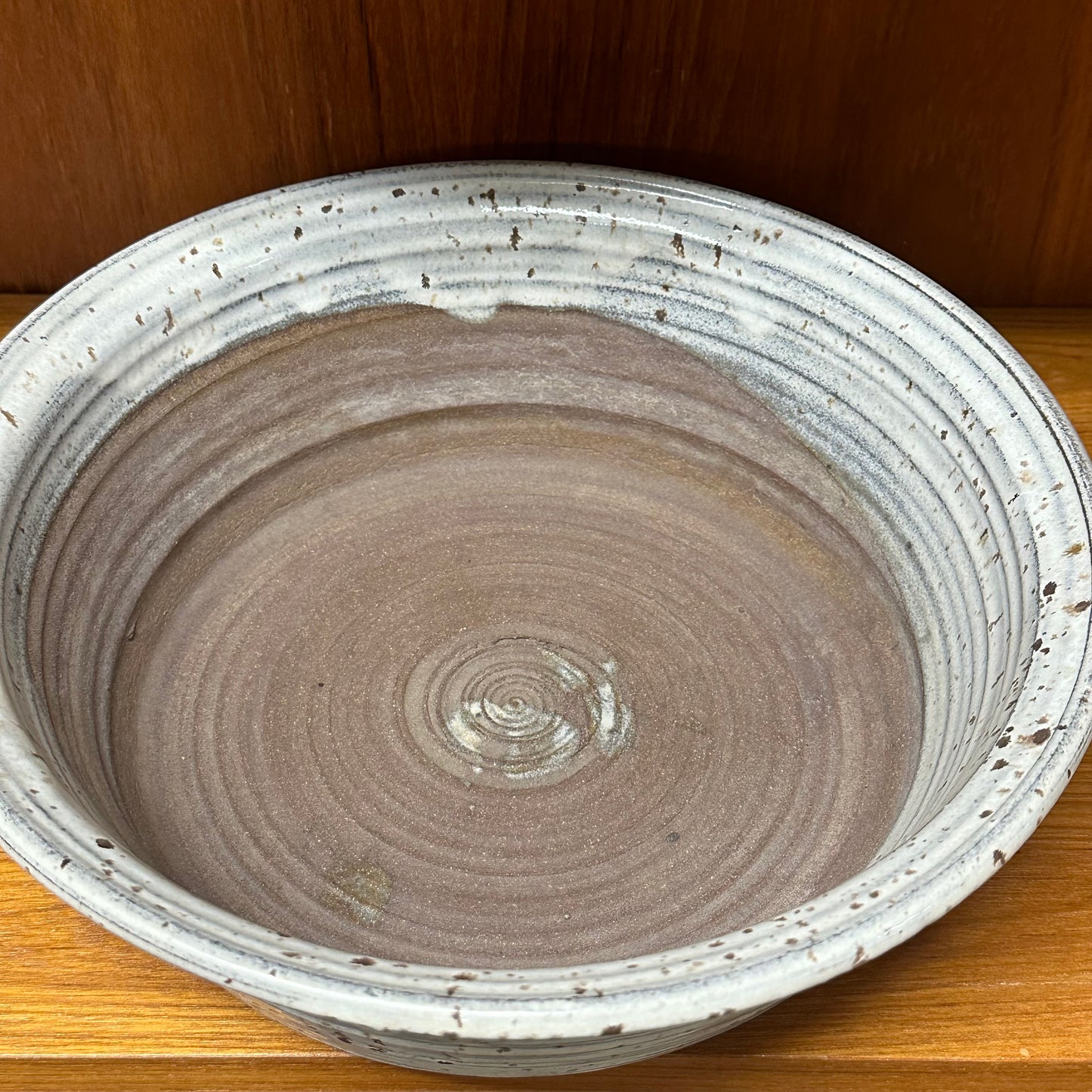 Vintage Japanese Showa Era (mid 20th) Hand Thrown Vase / Bowl Ikebana