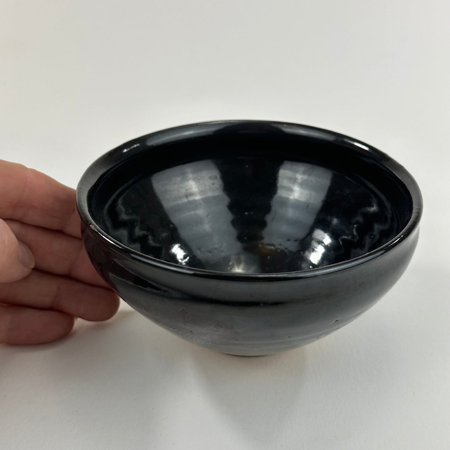 Vintage Japanese Hand Thrown Ceramic Tea Bowl Chawan