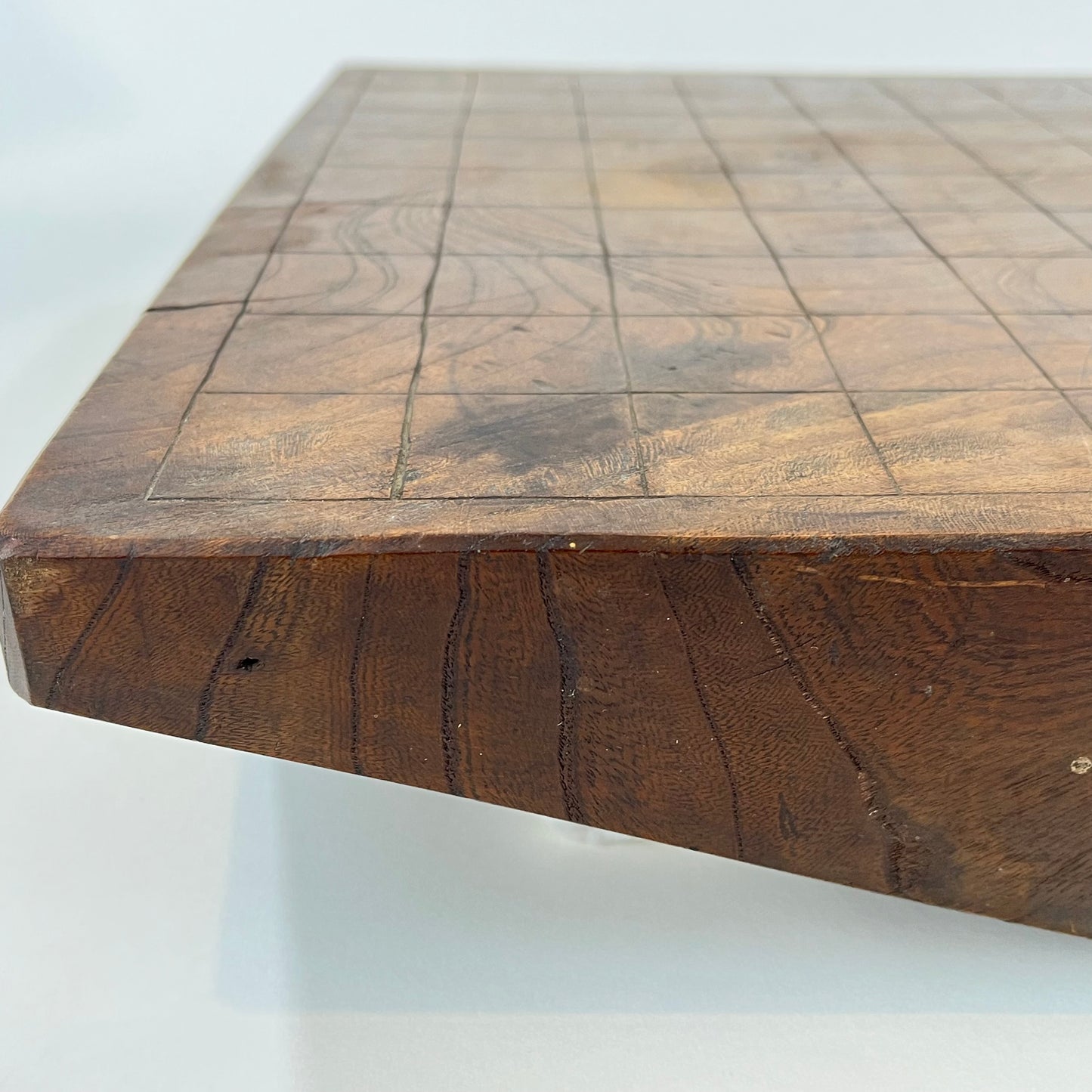 Vintage Japanese block Shogiban Chess Board Mid 20th Century
