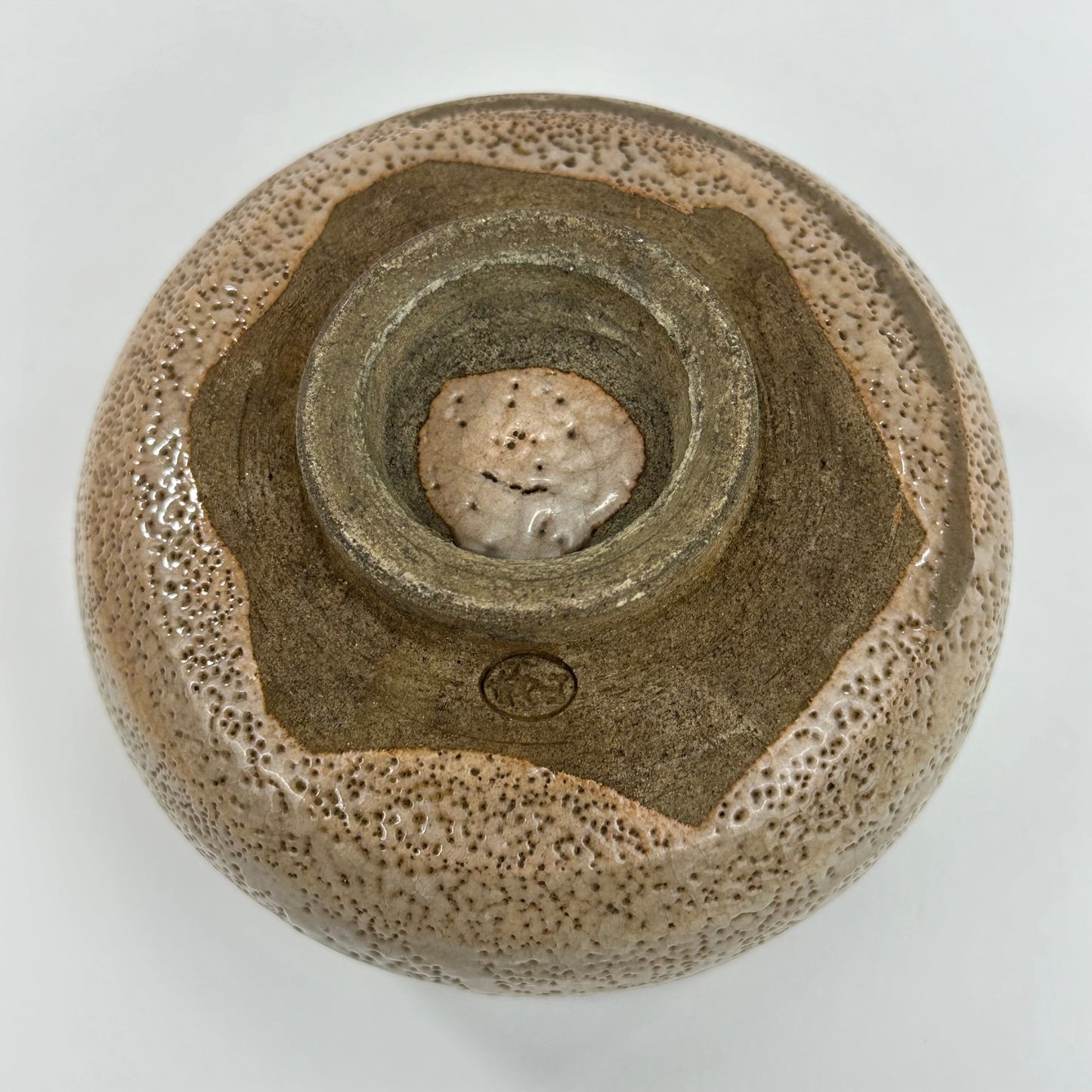 Vintage Japanese Hand Thrown Signed Ceramic Tea Bowl Chawan