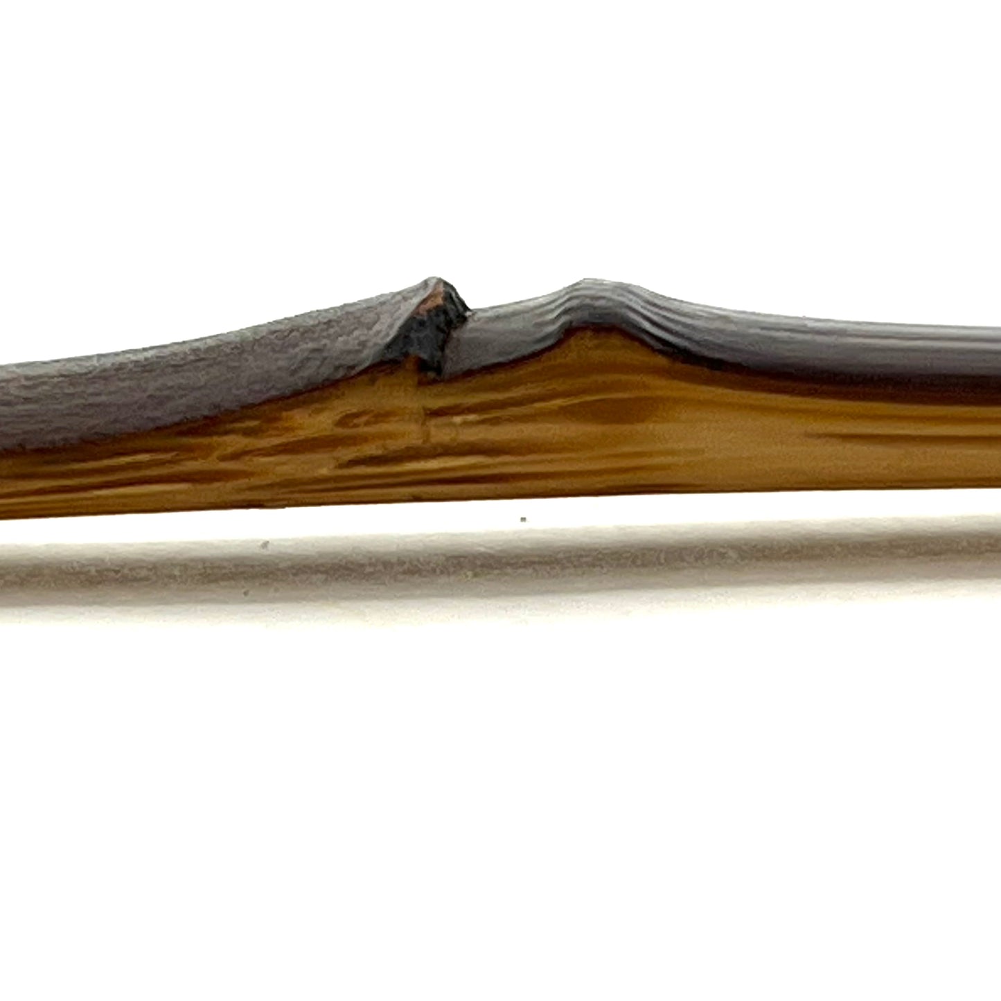 Chashaku Tea Scoop for Tea Ceremony Two Toned w/ Tube & Box by Yuyu Channei 7"